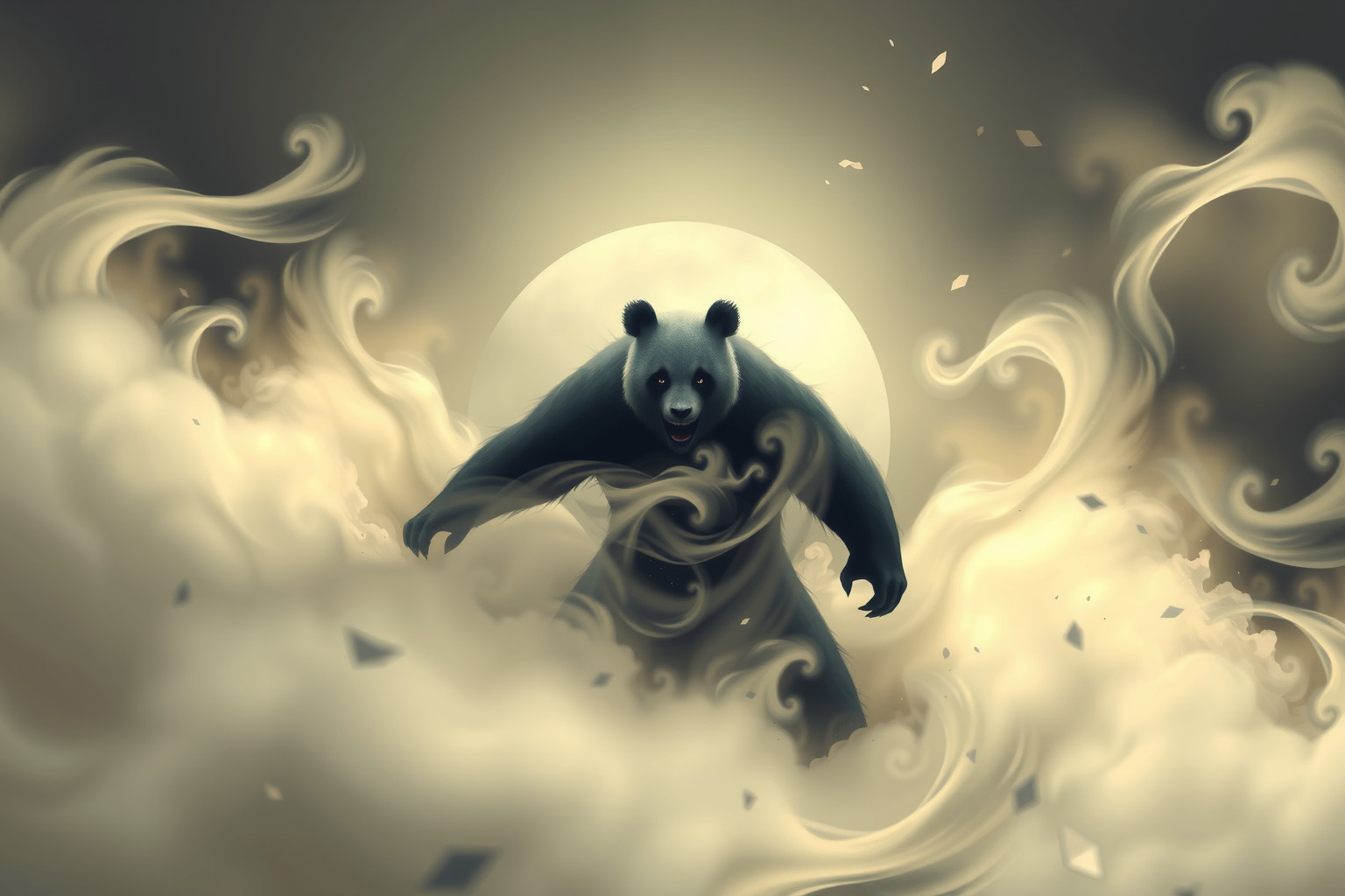 Álmodni panda támadásról belső konfliktust jelezhet.