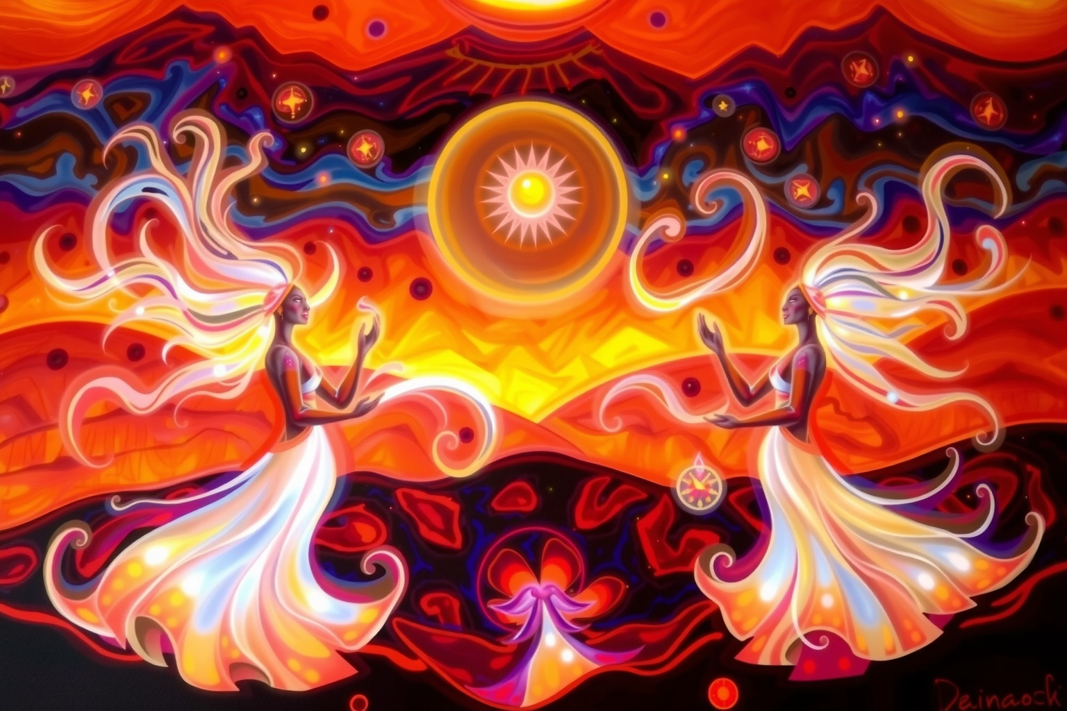 Az afrikai istenek álombeli megjelenése spirituális vezetést jelez.