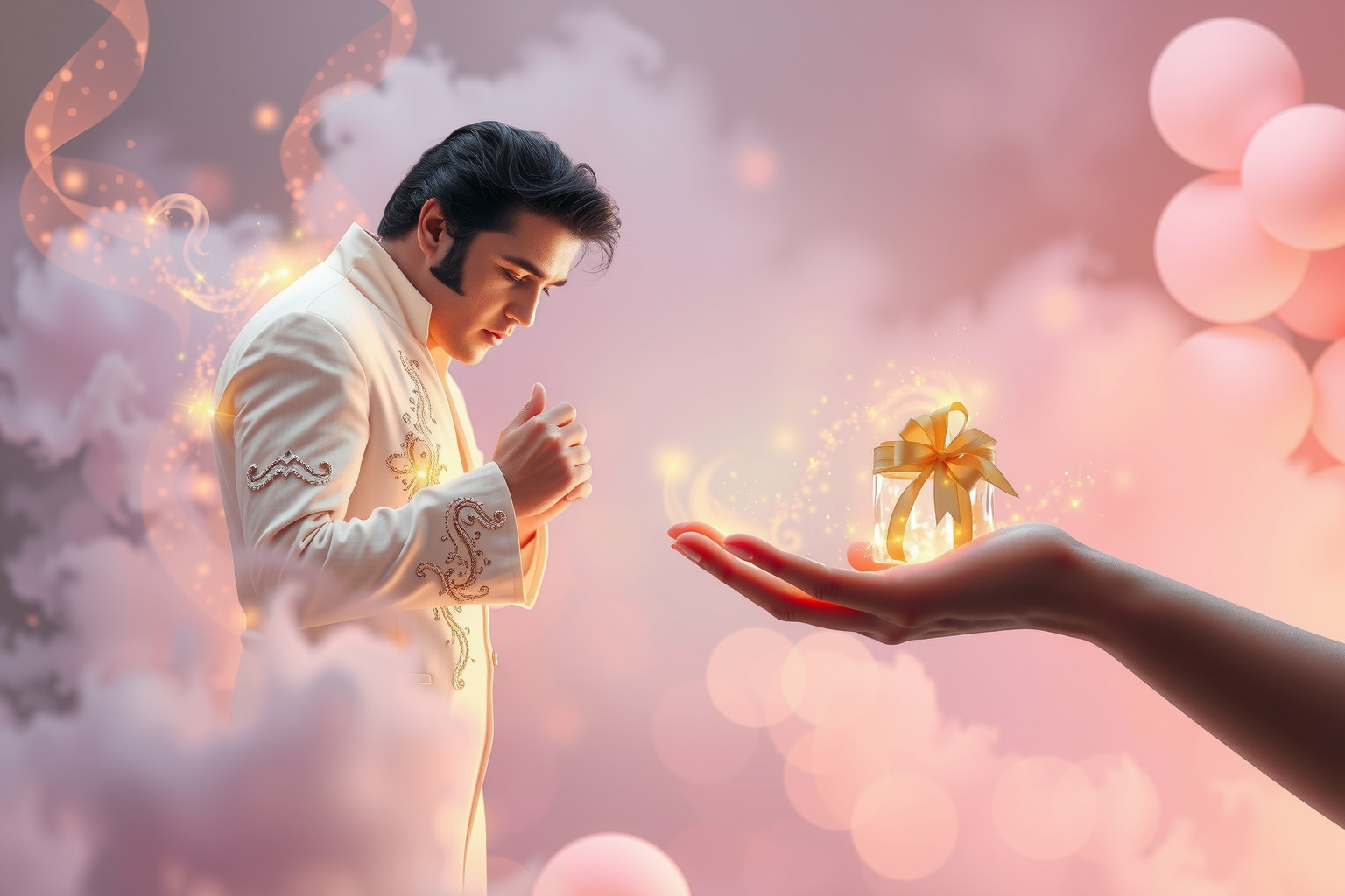 Elvis Presley-nek ajándékot adni szerencsét és kreativitást jelez.