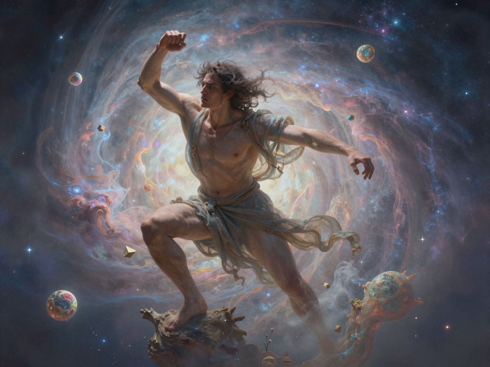 A küzdő férfi az álomban a kitartás szimbóluma.