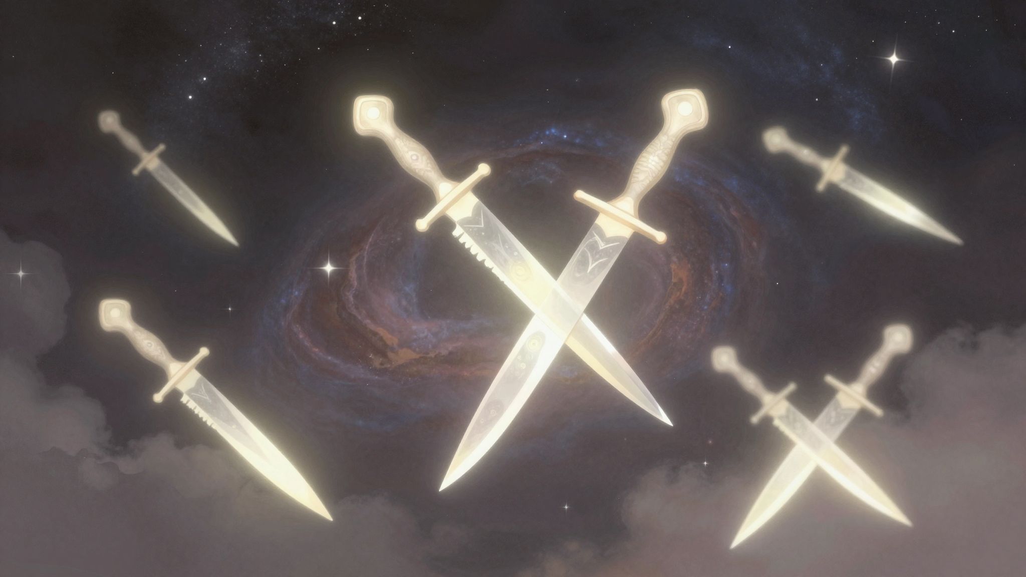 Kések az álmokban gyakran a konfliktusok és védelem szimbólumai.