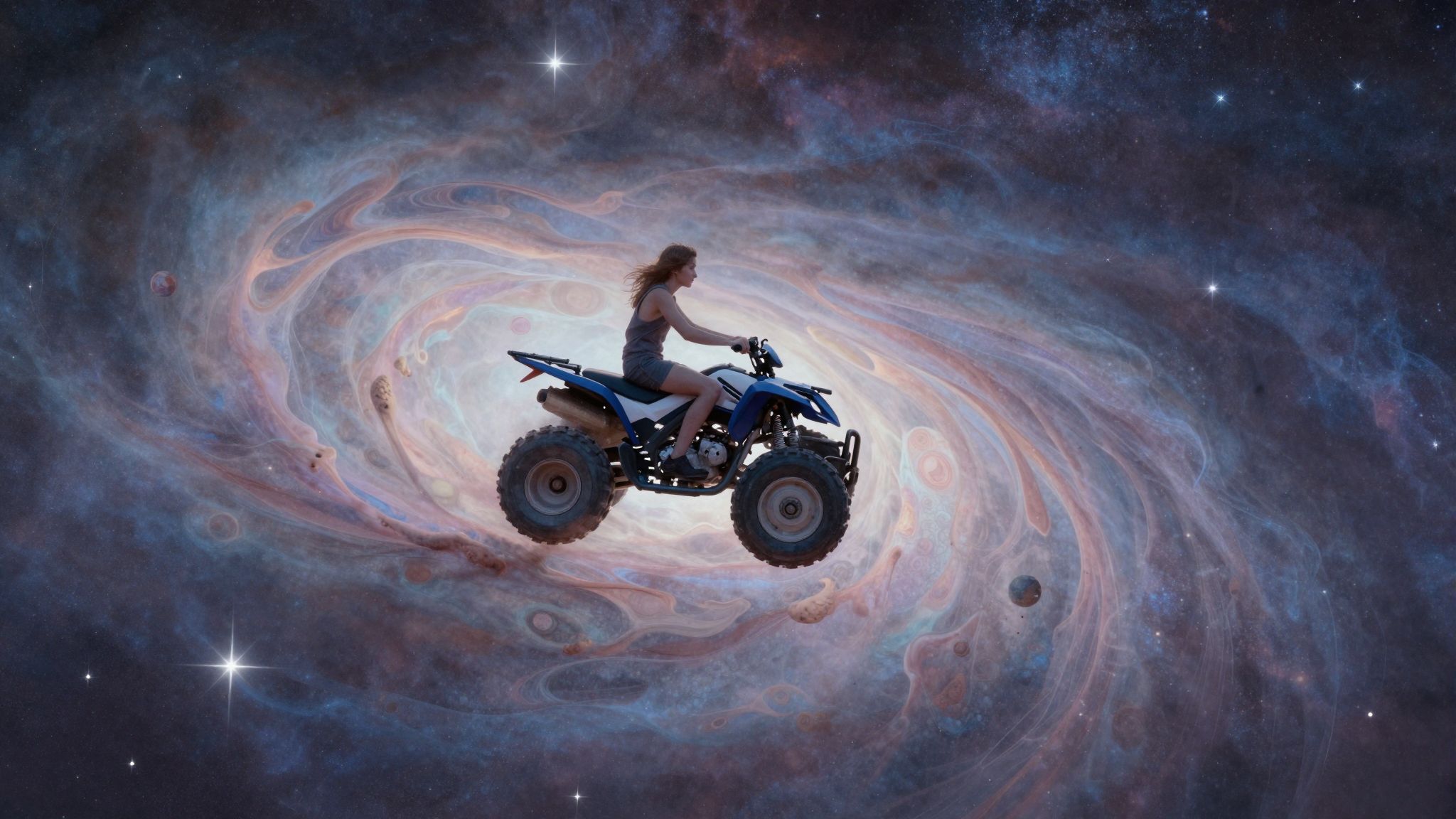 Az egyedül quadozás álomban az önállóság jele lehet.