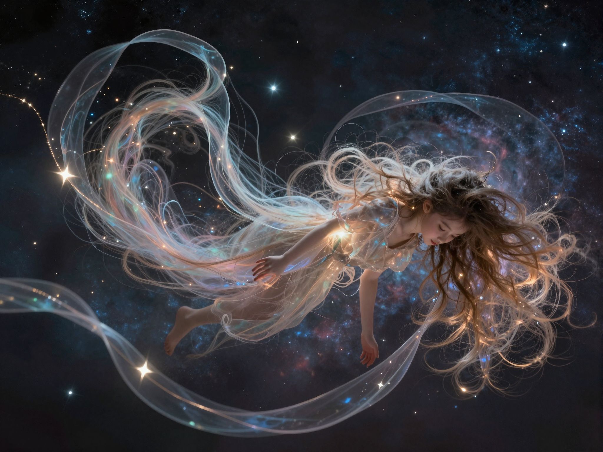 A hajgöndörítés álomban az önkifejezés kísérletezését jelzi.