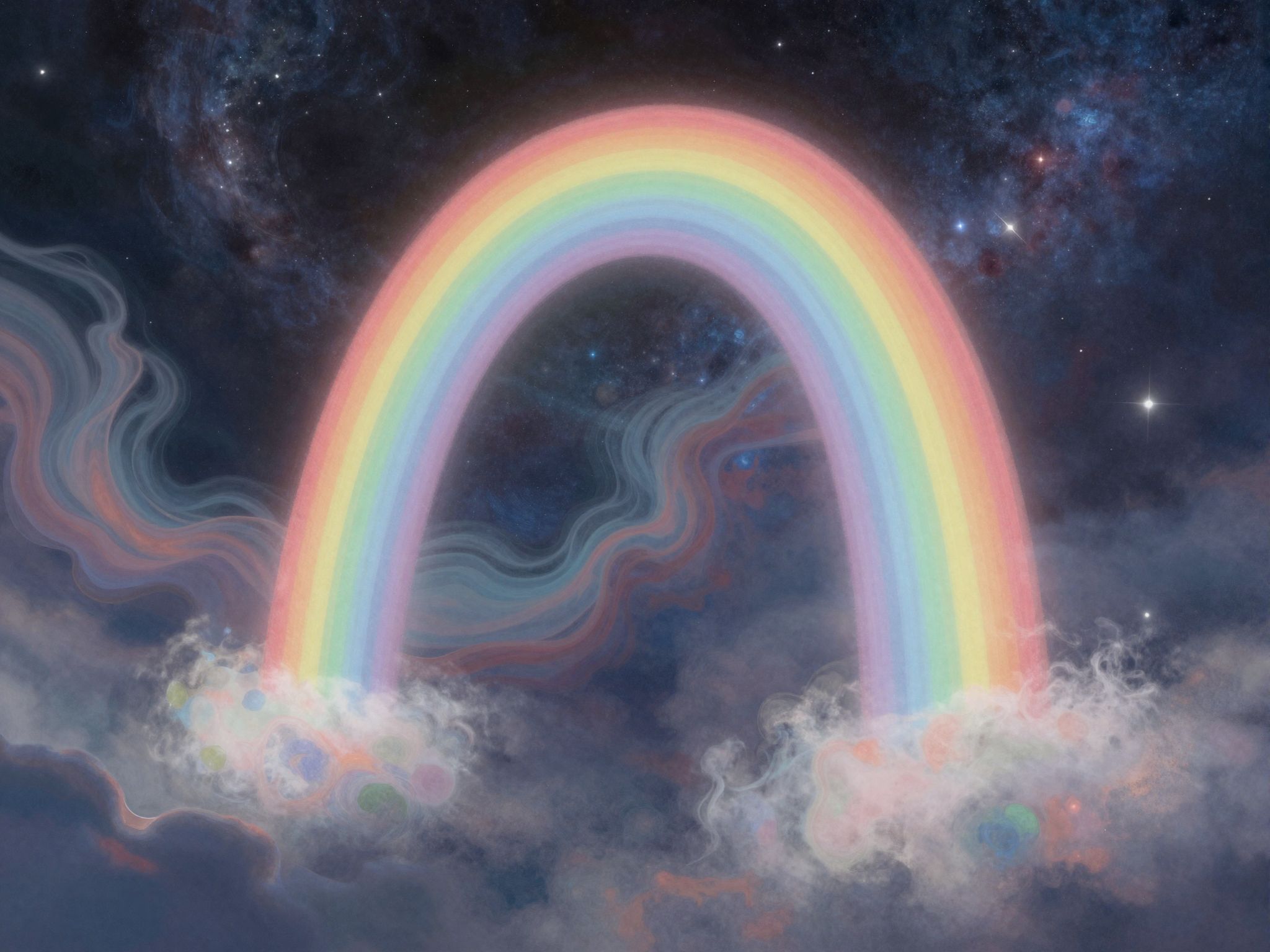 Az álombéli szivárvány érzelmi harmóniát és belső békét jelez.