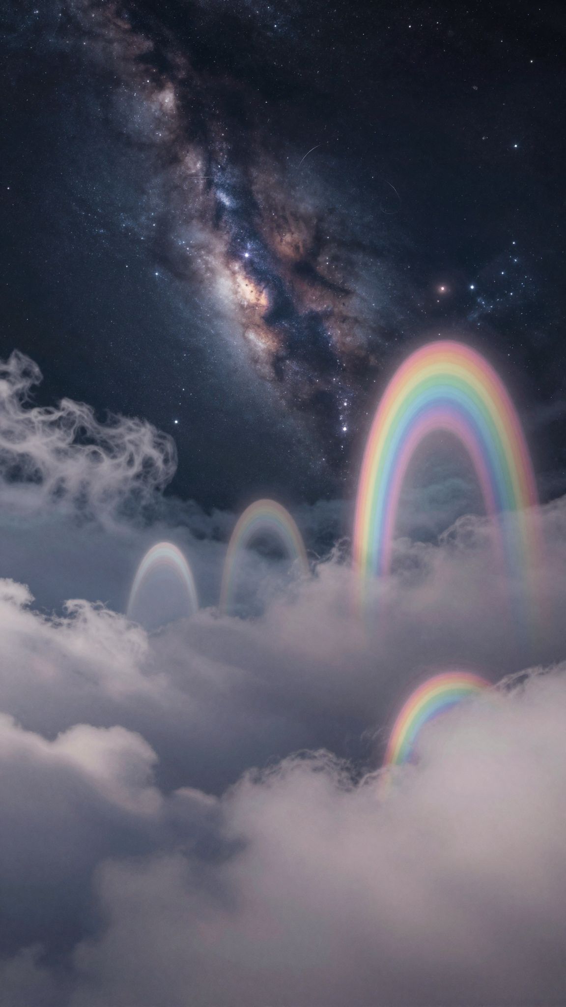 Álombeli szivárvány a remény és új lehetőségek jelképe.