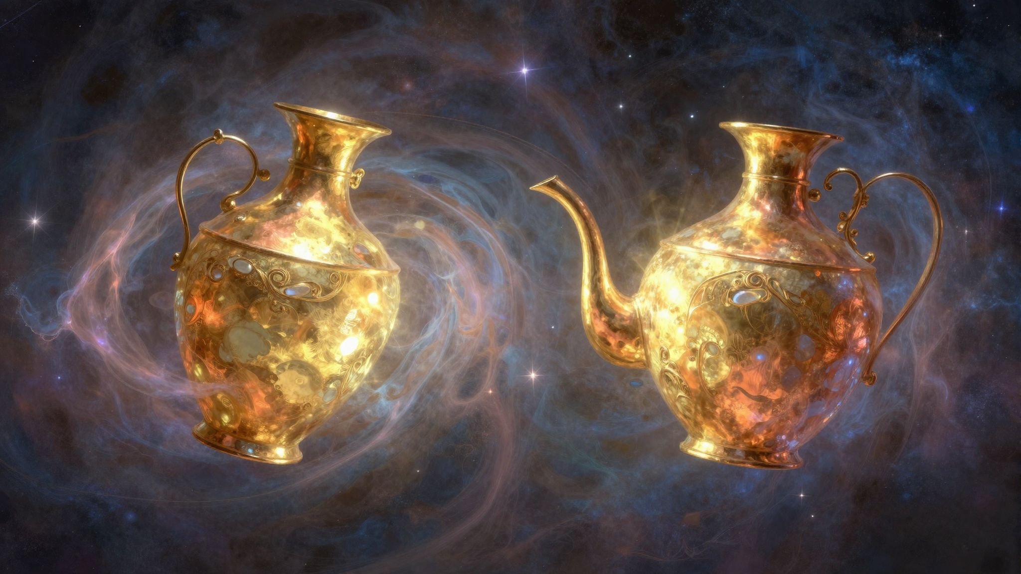 Az aranyozott réz edény álmában a külső és belső ellentét.