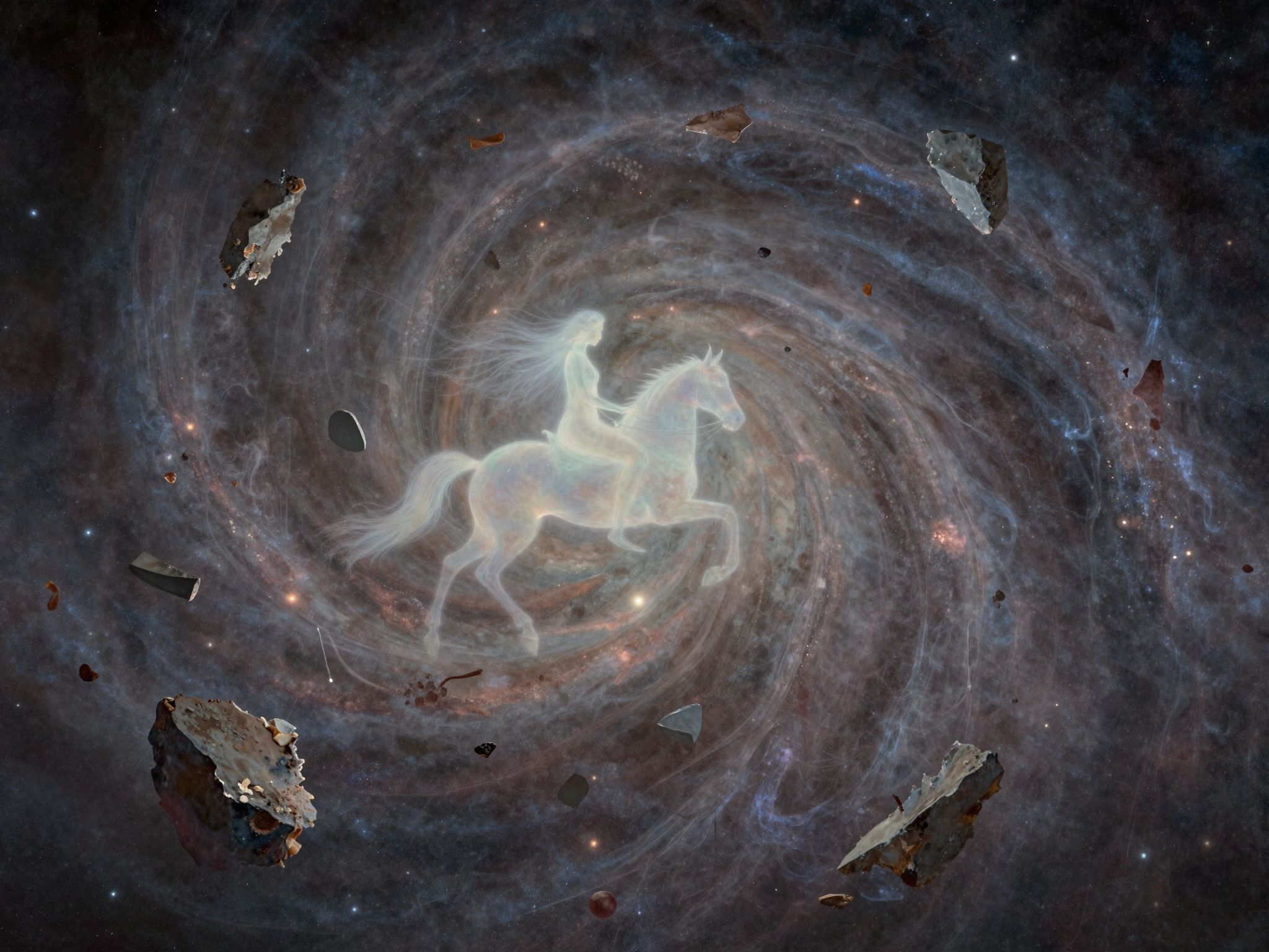 A huszár ló nélkül az erőforrások hiányát jelképezi.