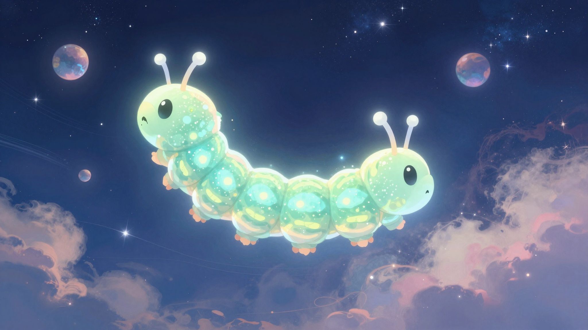 A hernyó álma a személyes fejlődés és célkitűzés jelképe.