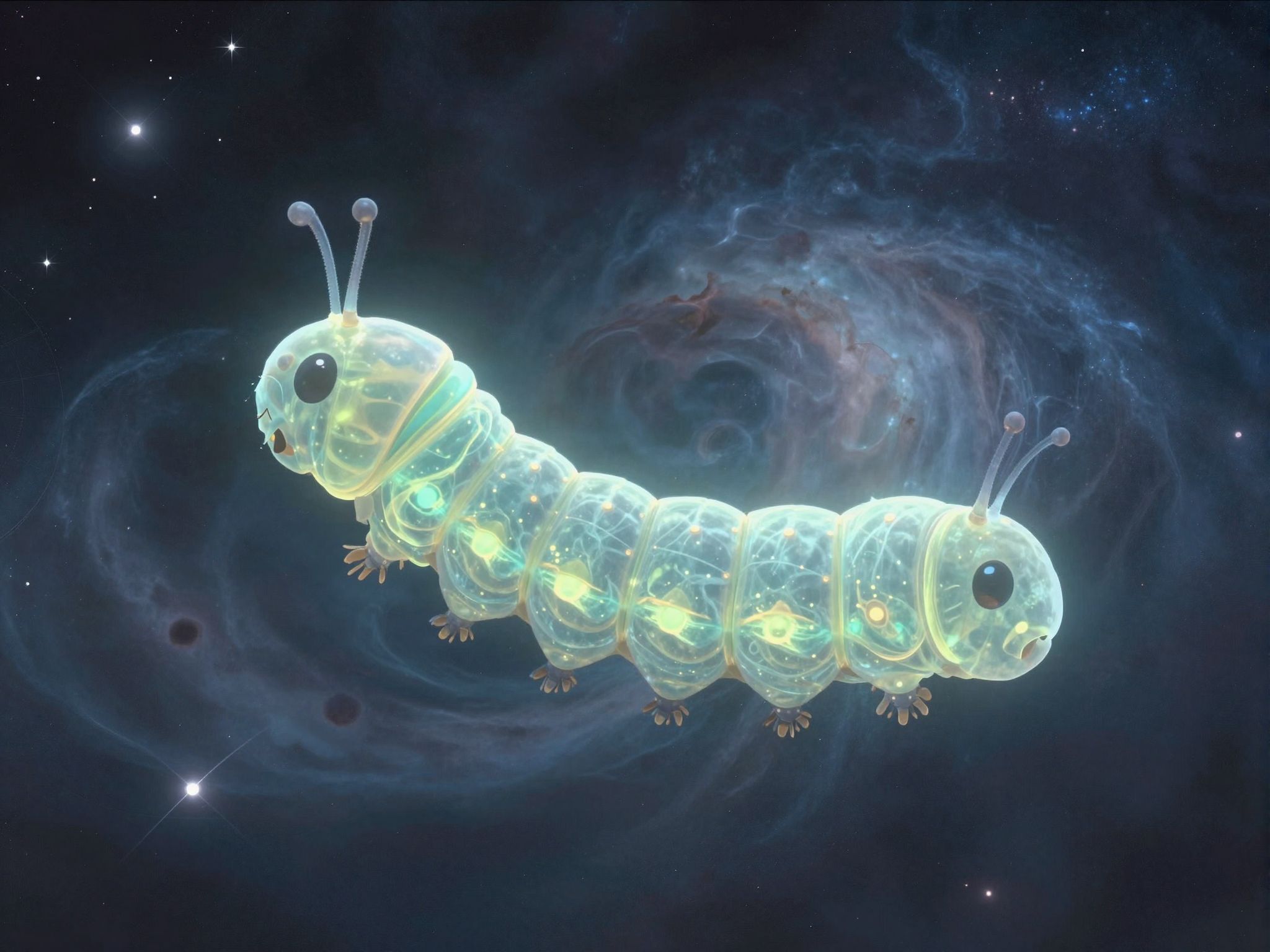 A hernyó az átalakulás és újjászületés szimbóluma az álmokban.