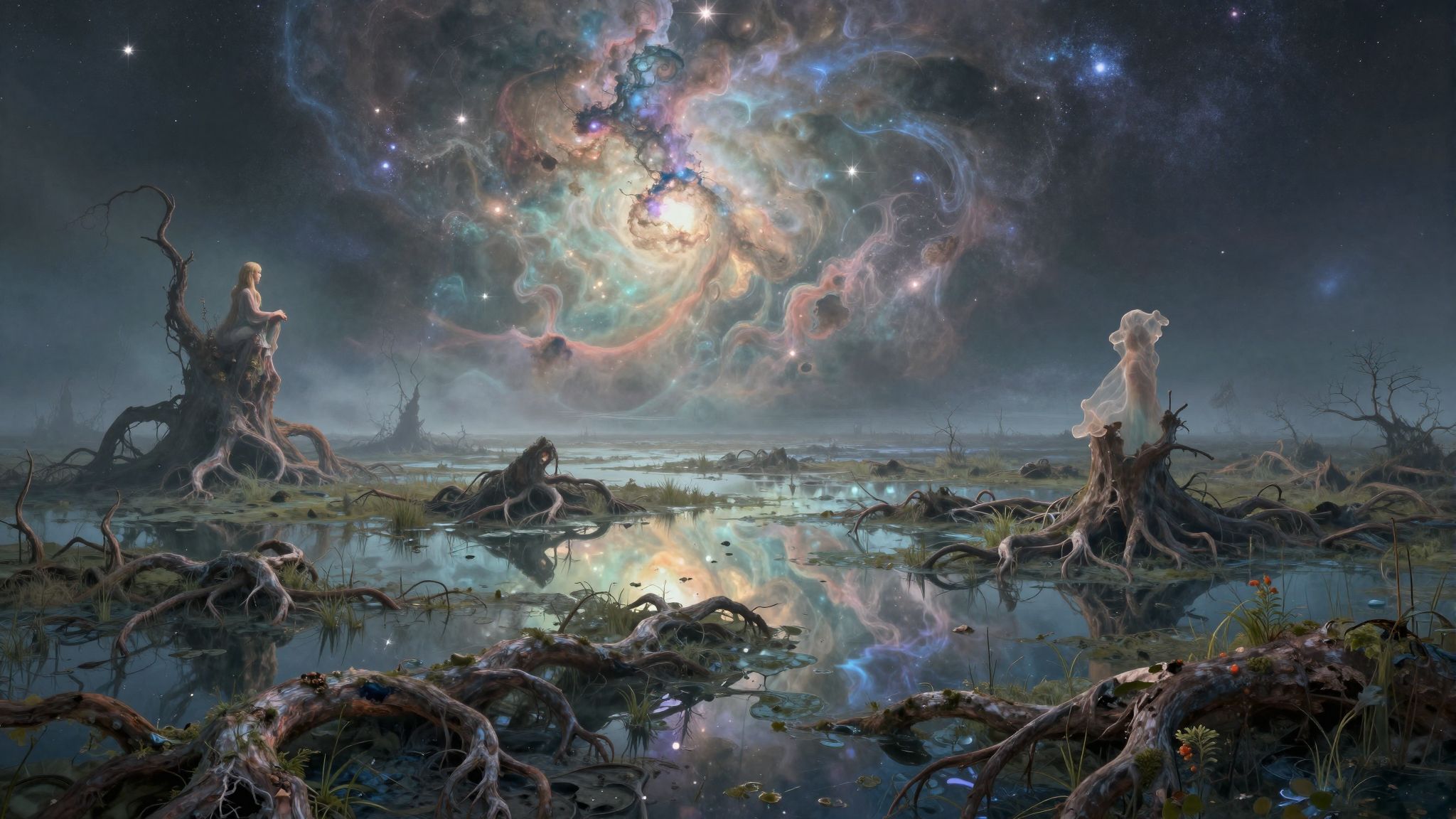 A mocsaras láp álmok az érzelmi akadályokat jelképezik.