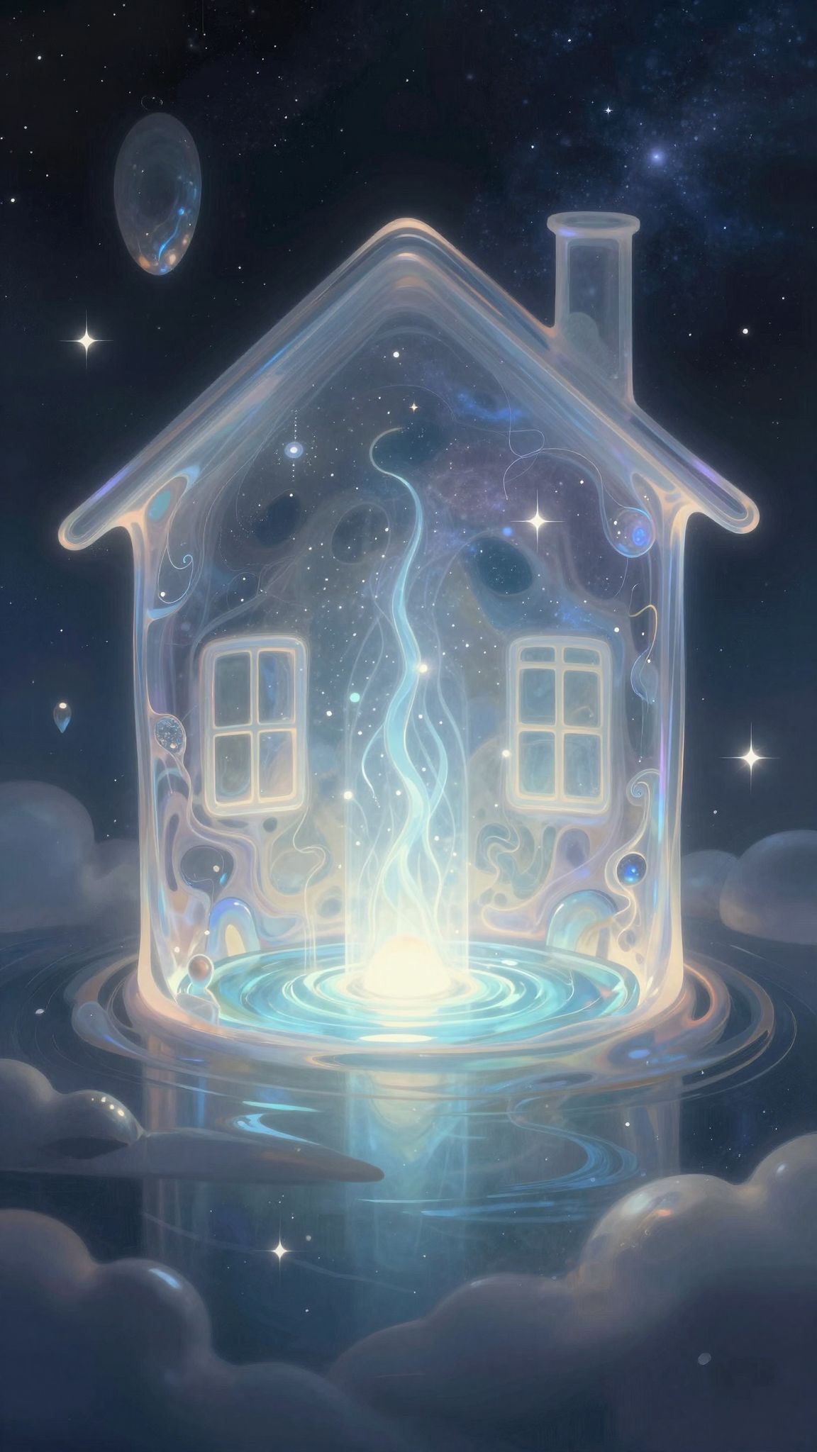 Az ásványvíz forrása a lélek mély érzelmeit szimbolizálja.