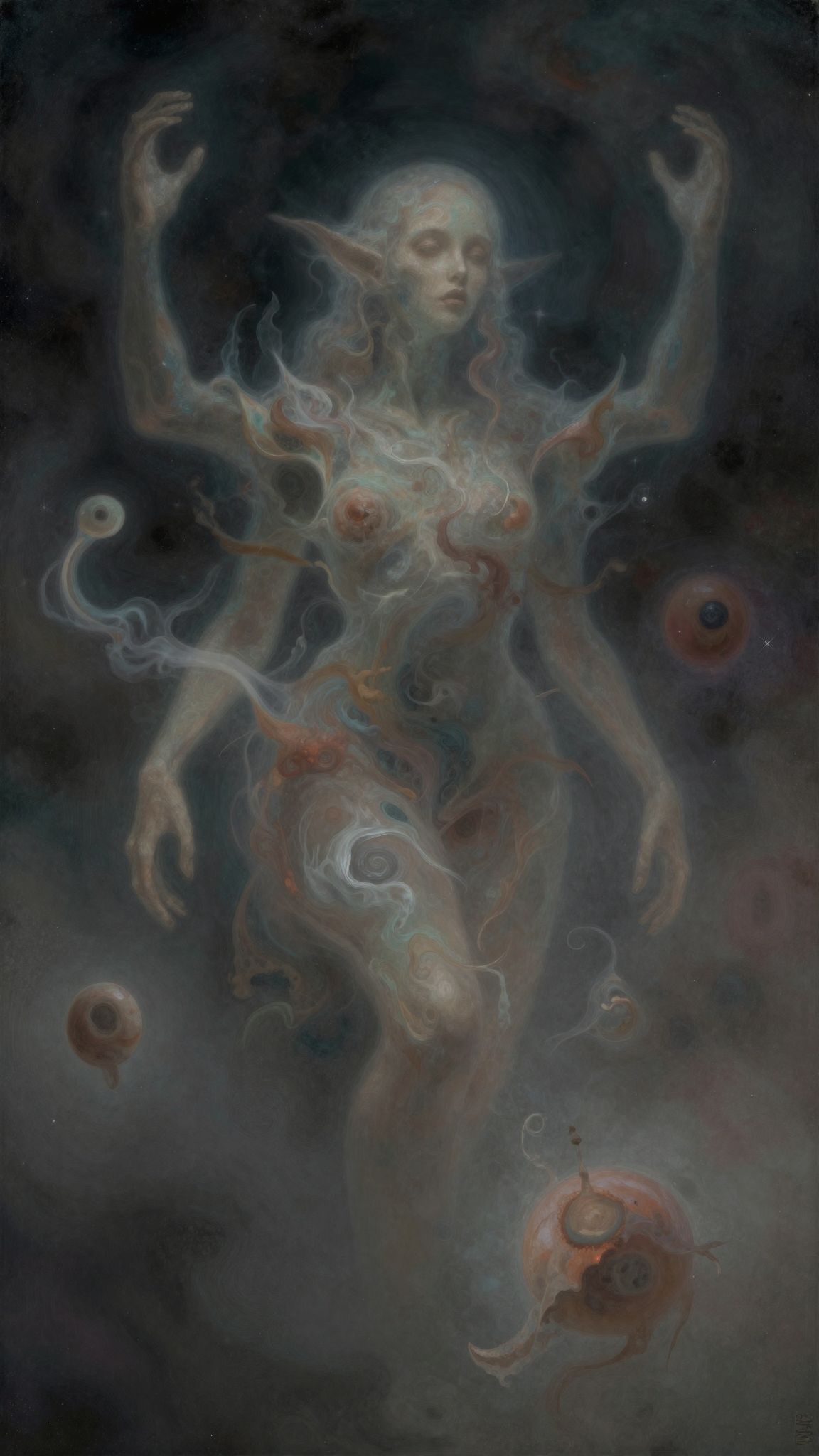 A szörny az álomban az ismeretlen félelemet testesíti meg.