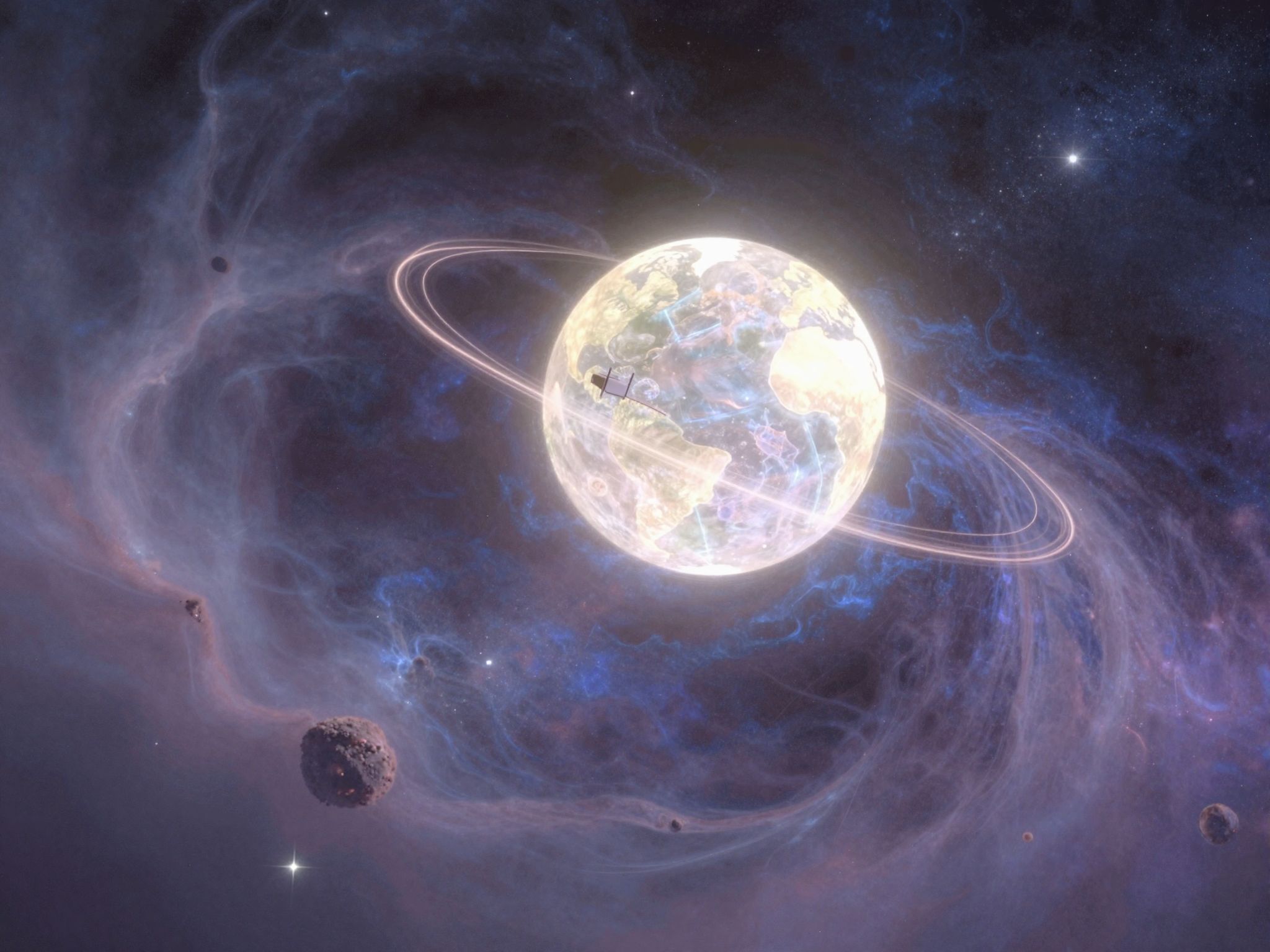 Az űrműhold az emberi vágyak és kapcsolatok tükre álmokban.