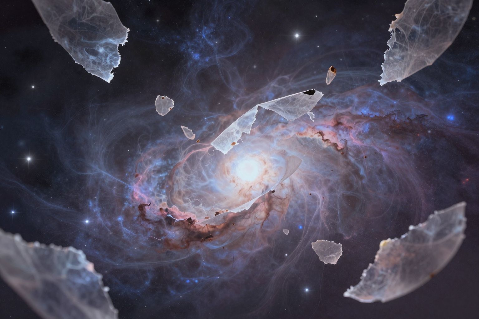 A feltépett papírzacskó álma sérülékenységet és félelmet jelképez.