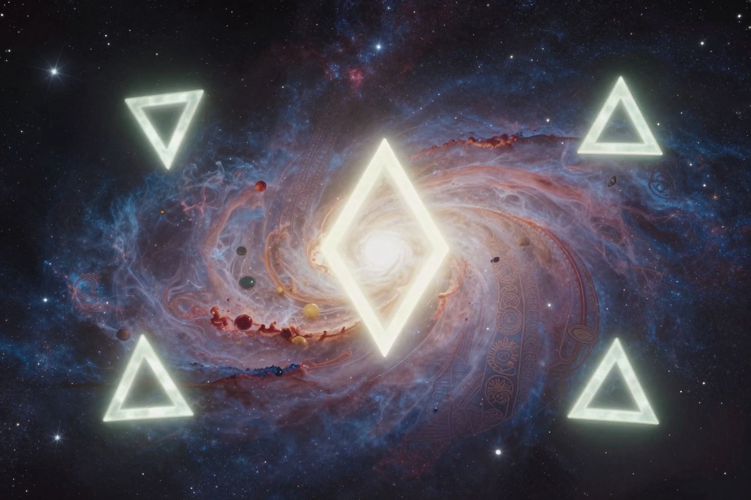 A szögek jelképezhetnek stabilitást és spirituális összhangot különböző kultúrákban.