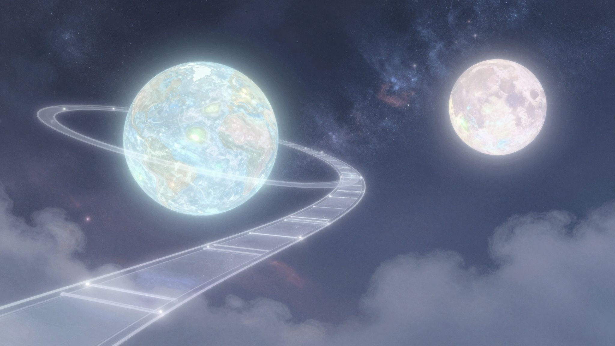 A műhold az álomban útmutatóként a célok felé vezet.