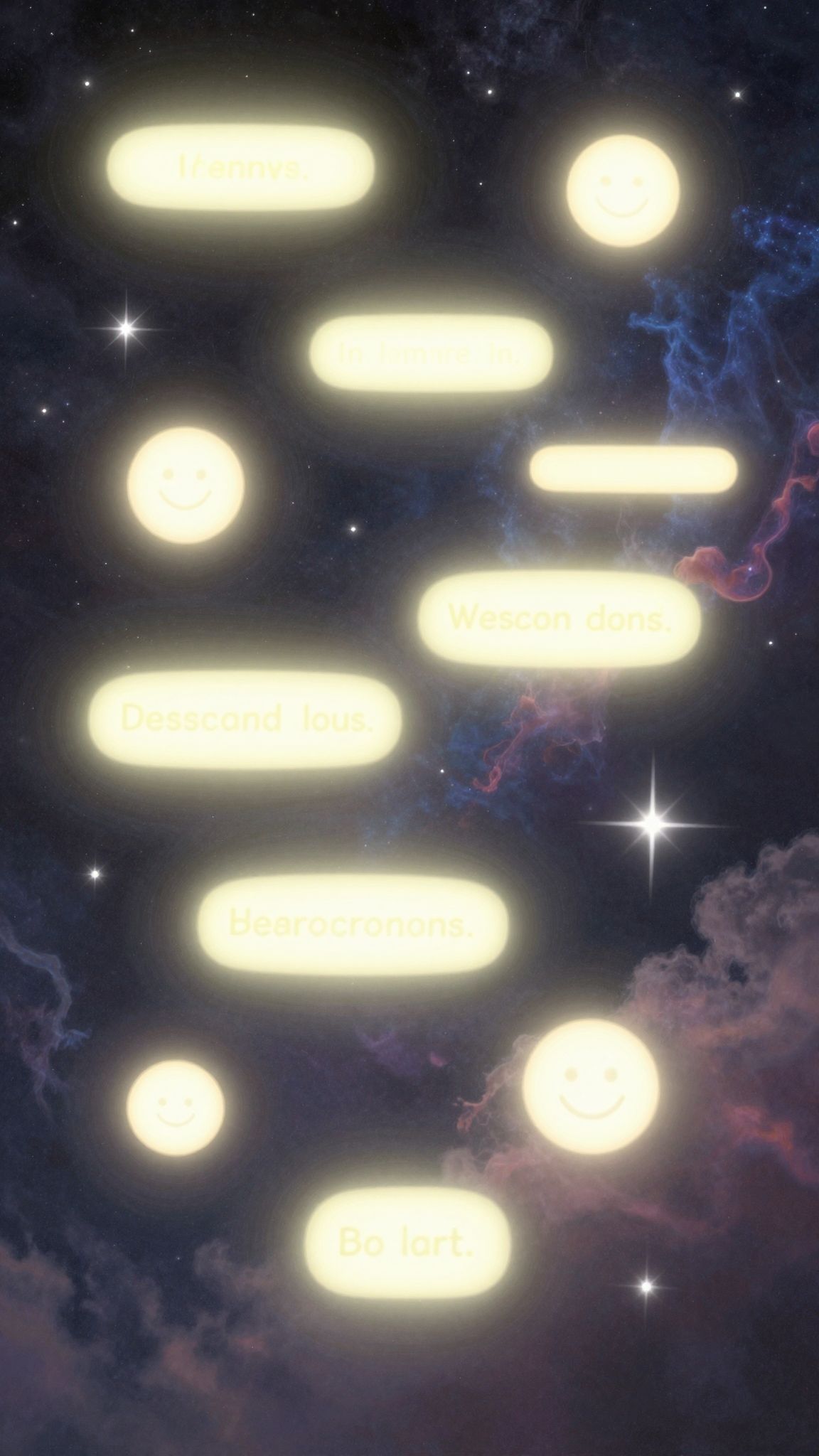 Az álombeli nagybetűs címke figyelemfelkeltő üzenetet hordoz.