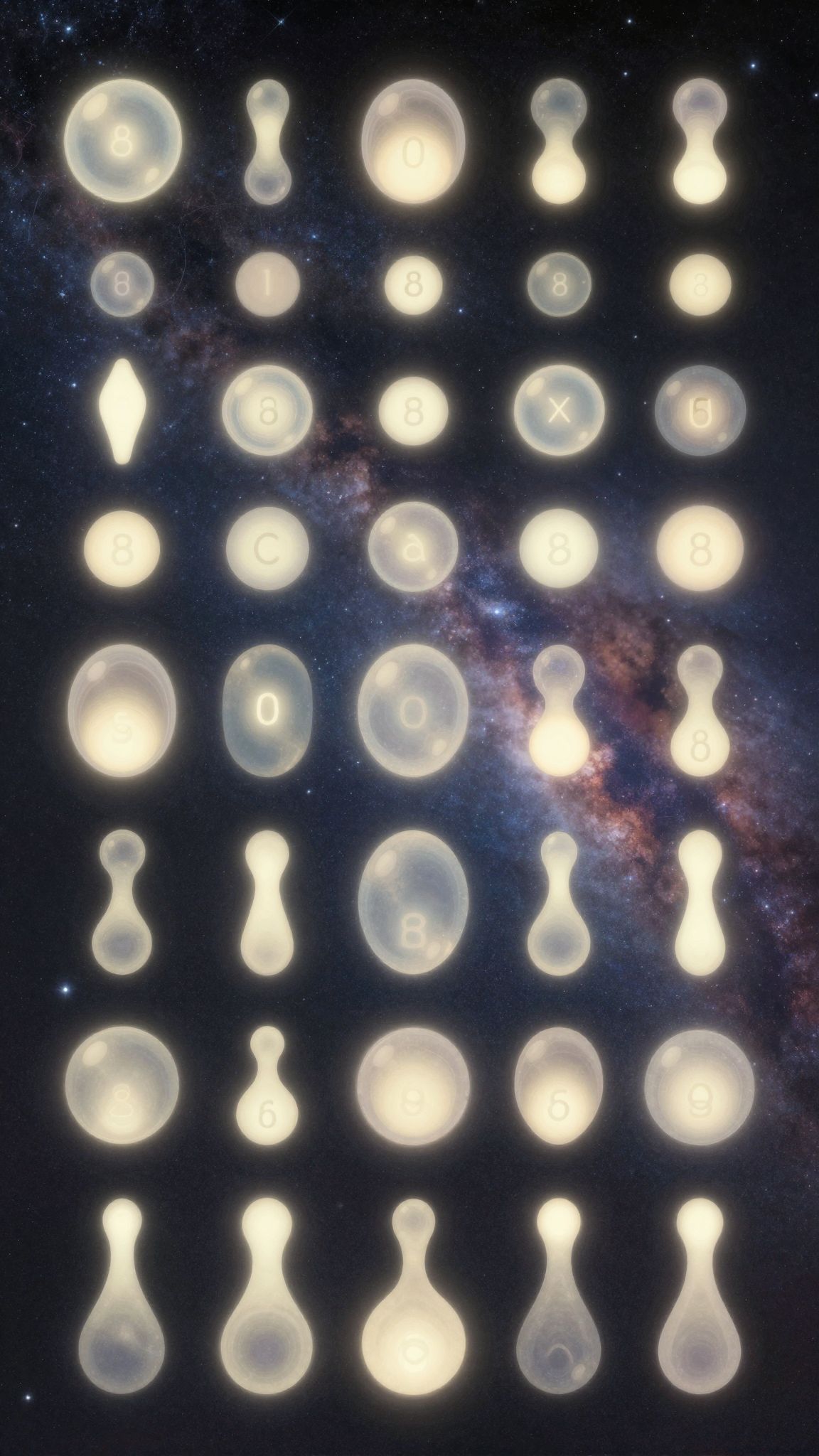 A számok címkéken álomban célok és rendszerek szimbólumai.