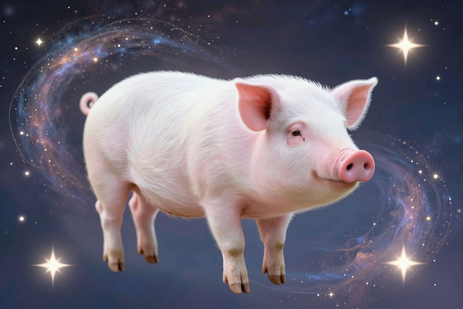 A tiszta disznó álomban a szerencse és bőség előjele.