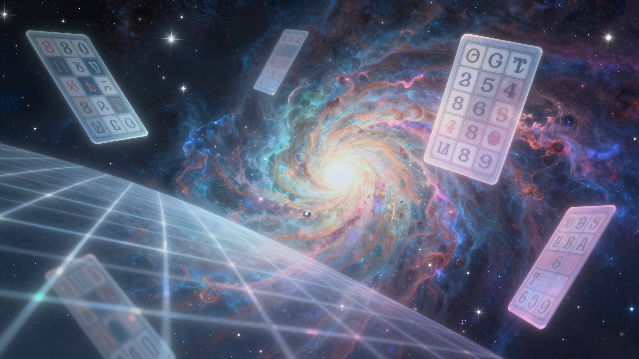 A bingó kártya álomban a jövő tervezését jelzi.