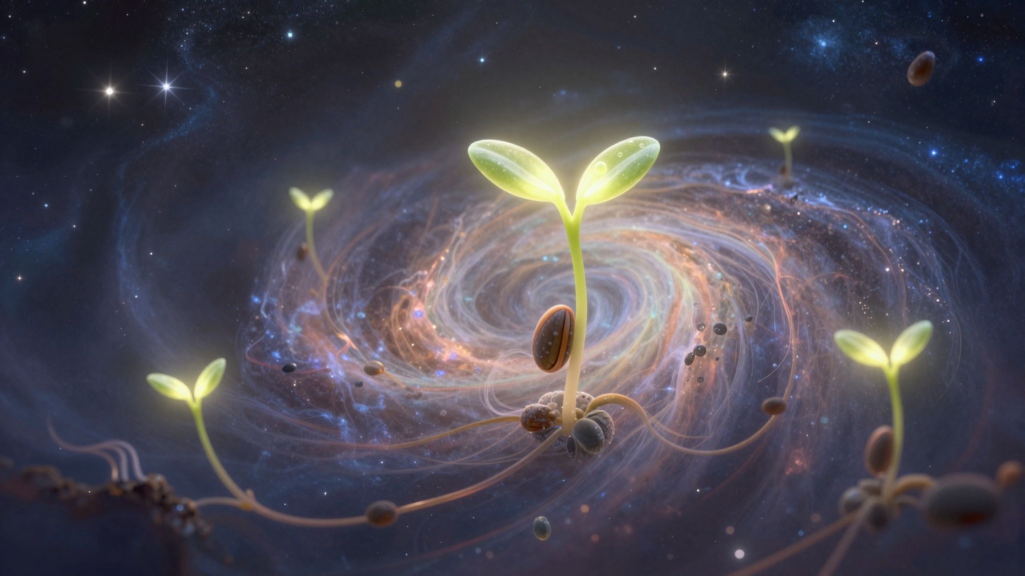 A csíra az álomban az új lehetőségek szimbóluma.