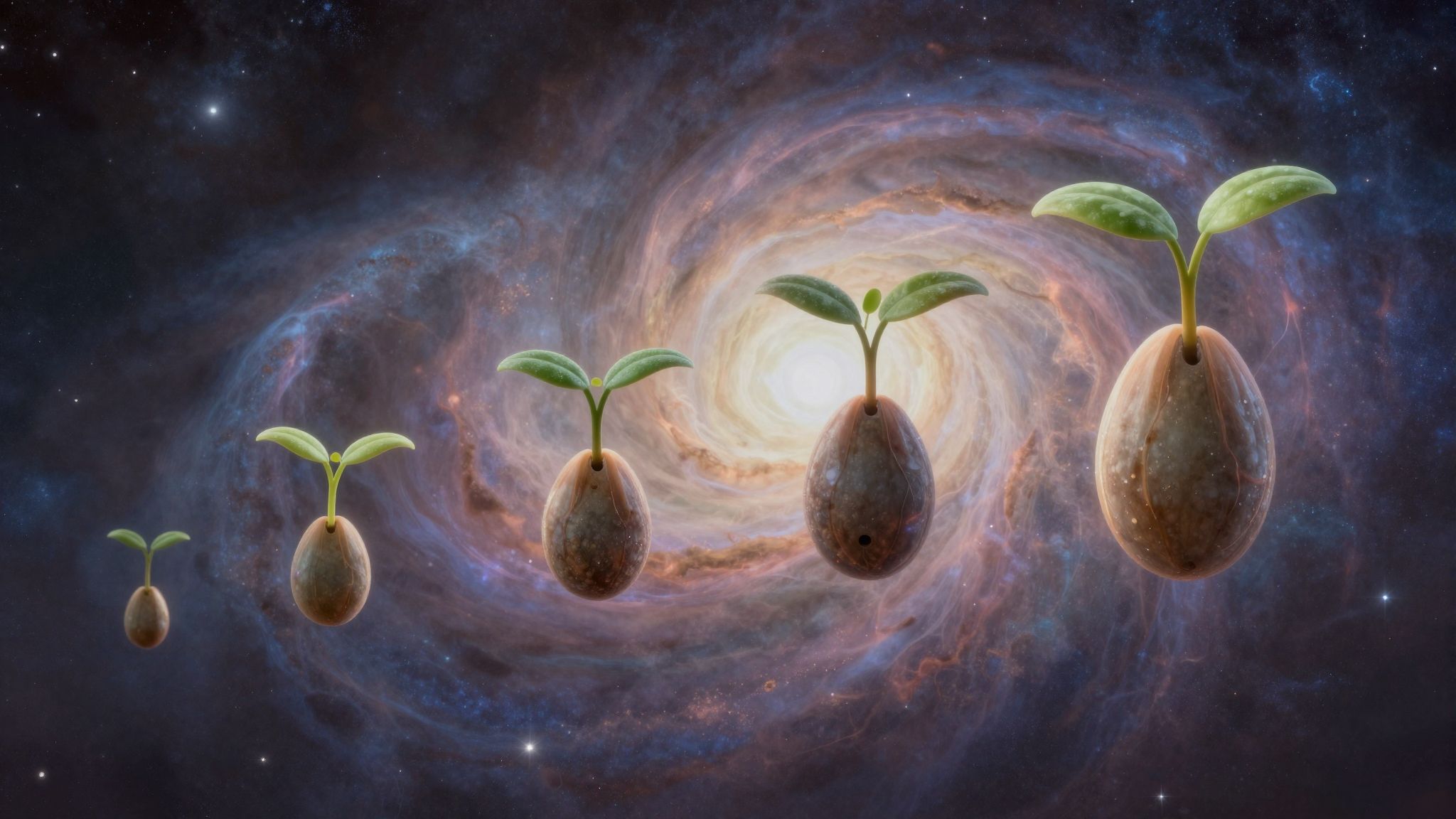 A csíra növekedése az álomban újrakezdést szimbolizál.