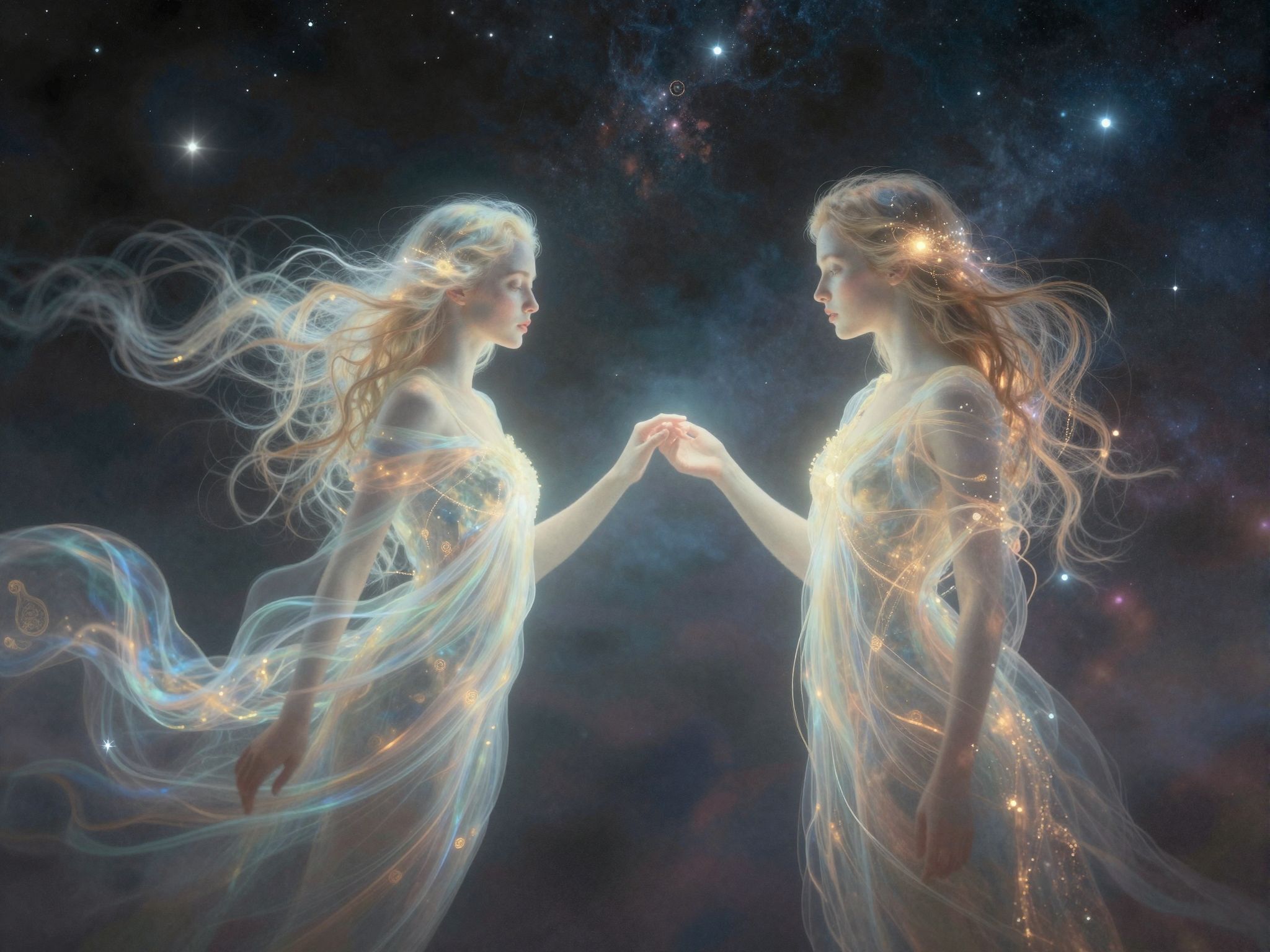 Álmokban a lélek összefonódása mély kapcsolati harmóniát jelez.