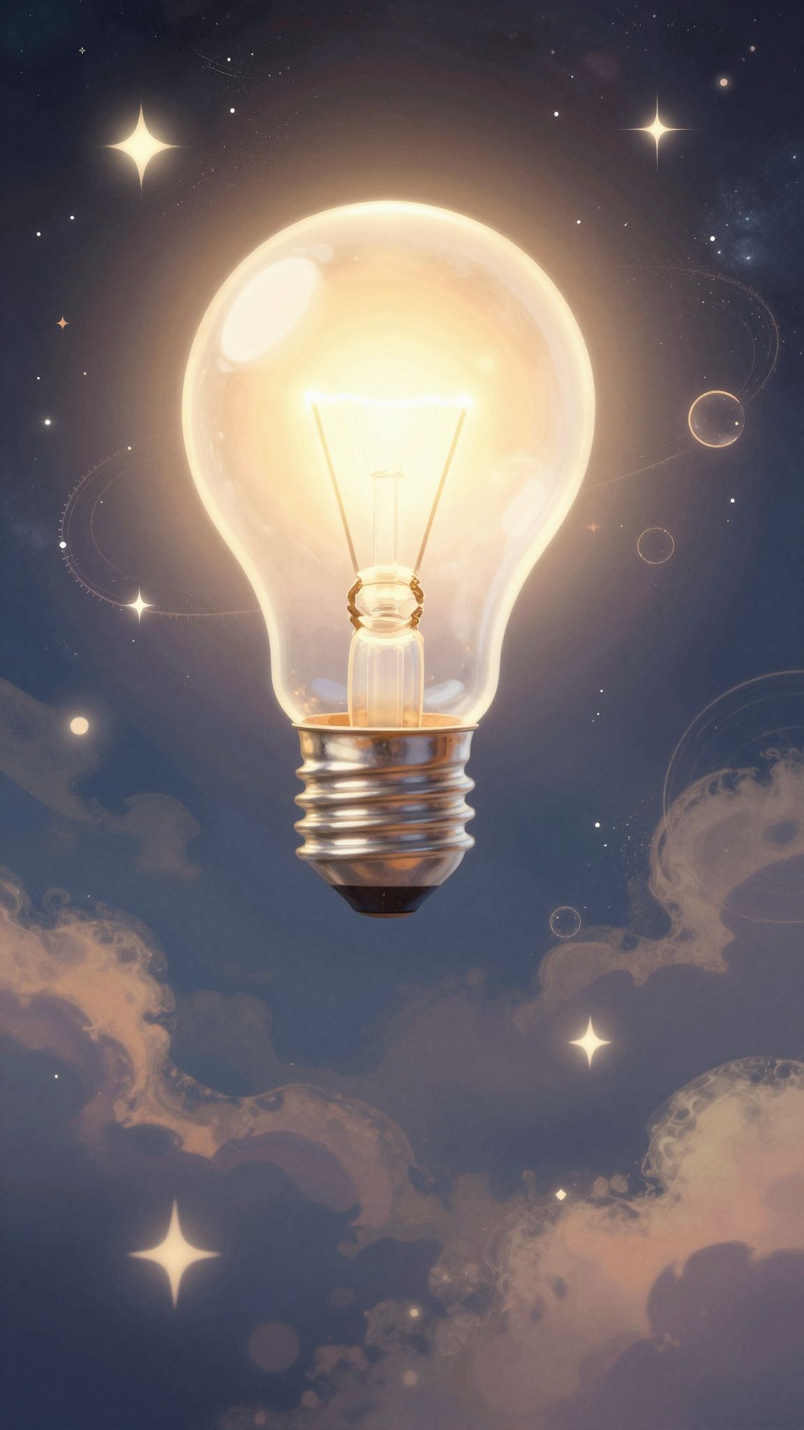 A villanykörte a belső megvilágosodás és ébredés jelképe.