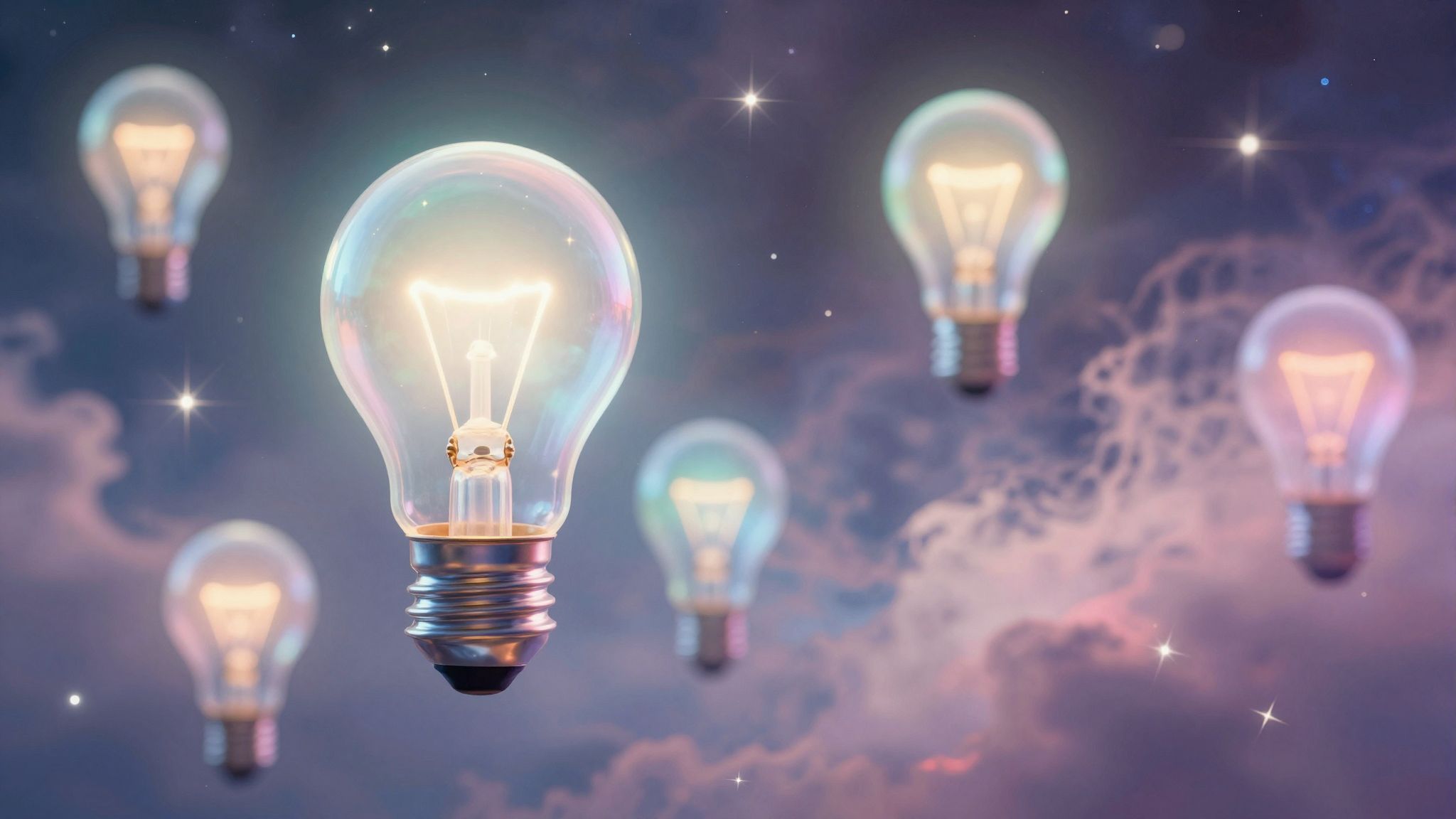 A villanykörte színe az álomban érzelmi állapotot tükröz.