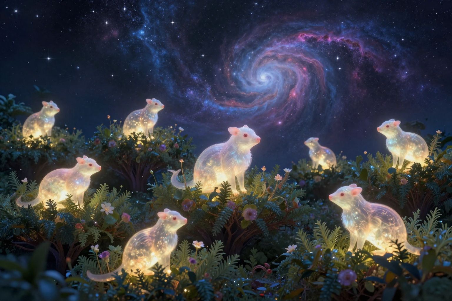 Álombeli bozót tele állatokkal az ösztönök jele lehet.