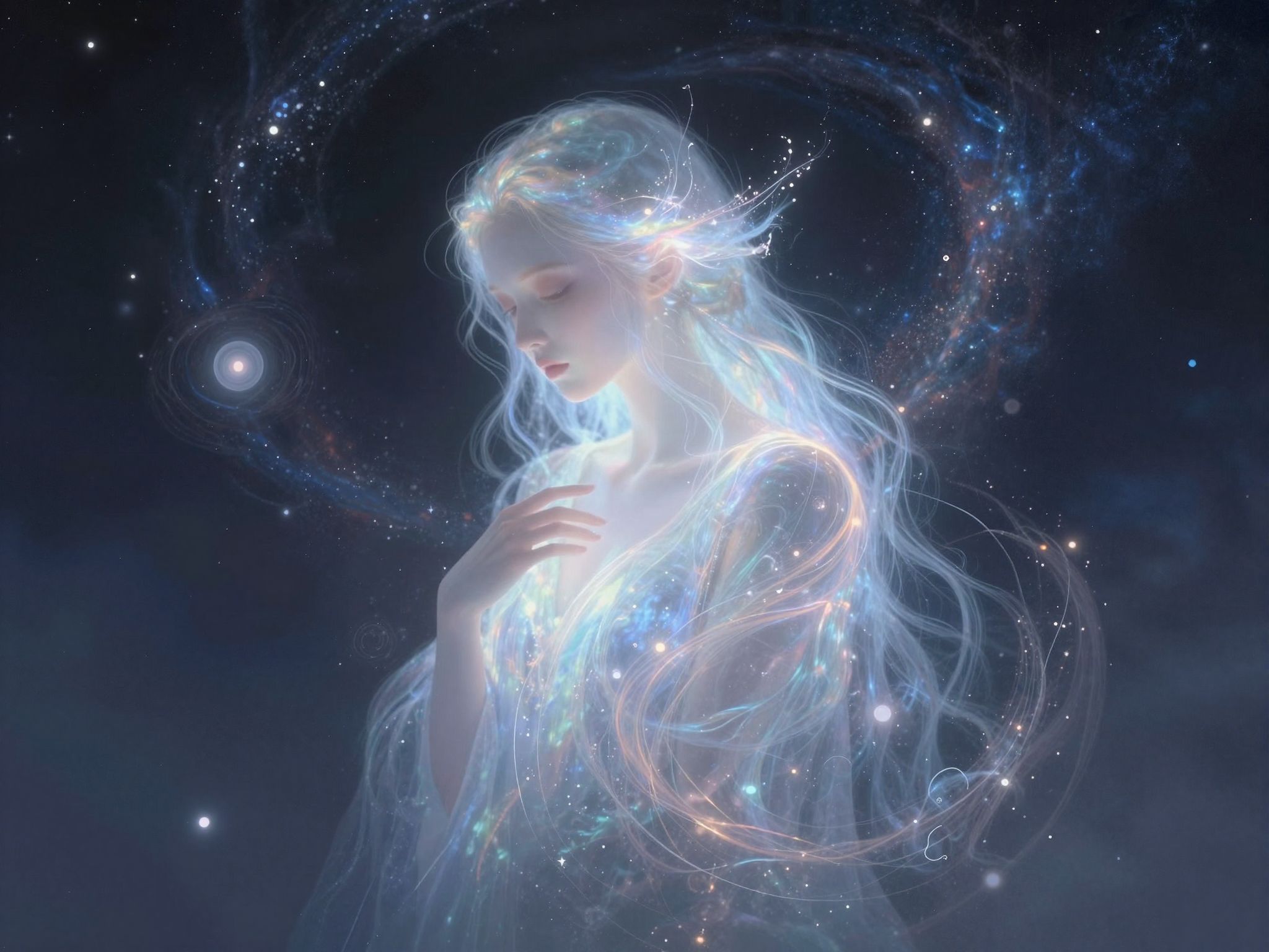 Az androgün álomalak az univerzum egyensúlyát szimbolizálja.