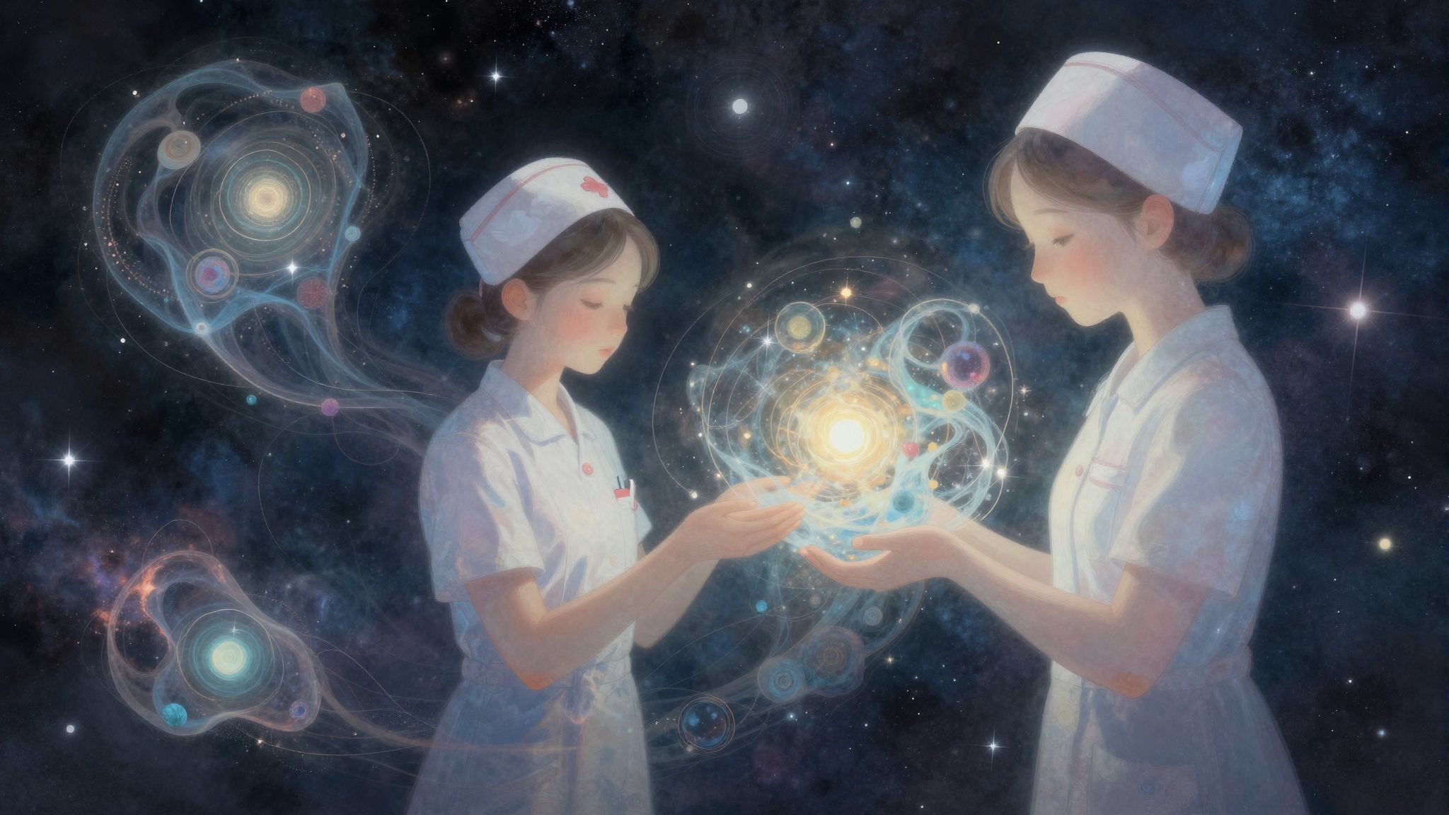 Az ápolók álomban a gyógyítás és gondoskodás jelképei.