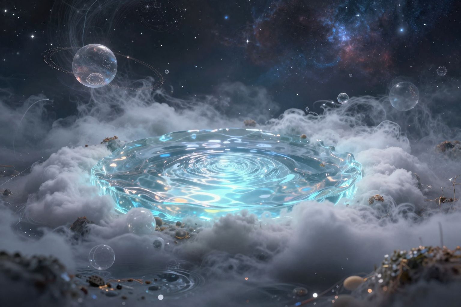 A tiszta víz a lelki tisztaságot és megújulást jelzi.