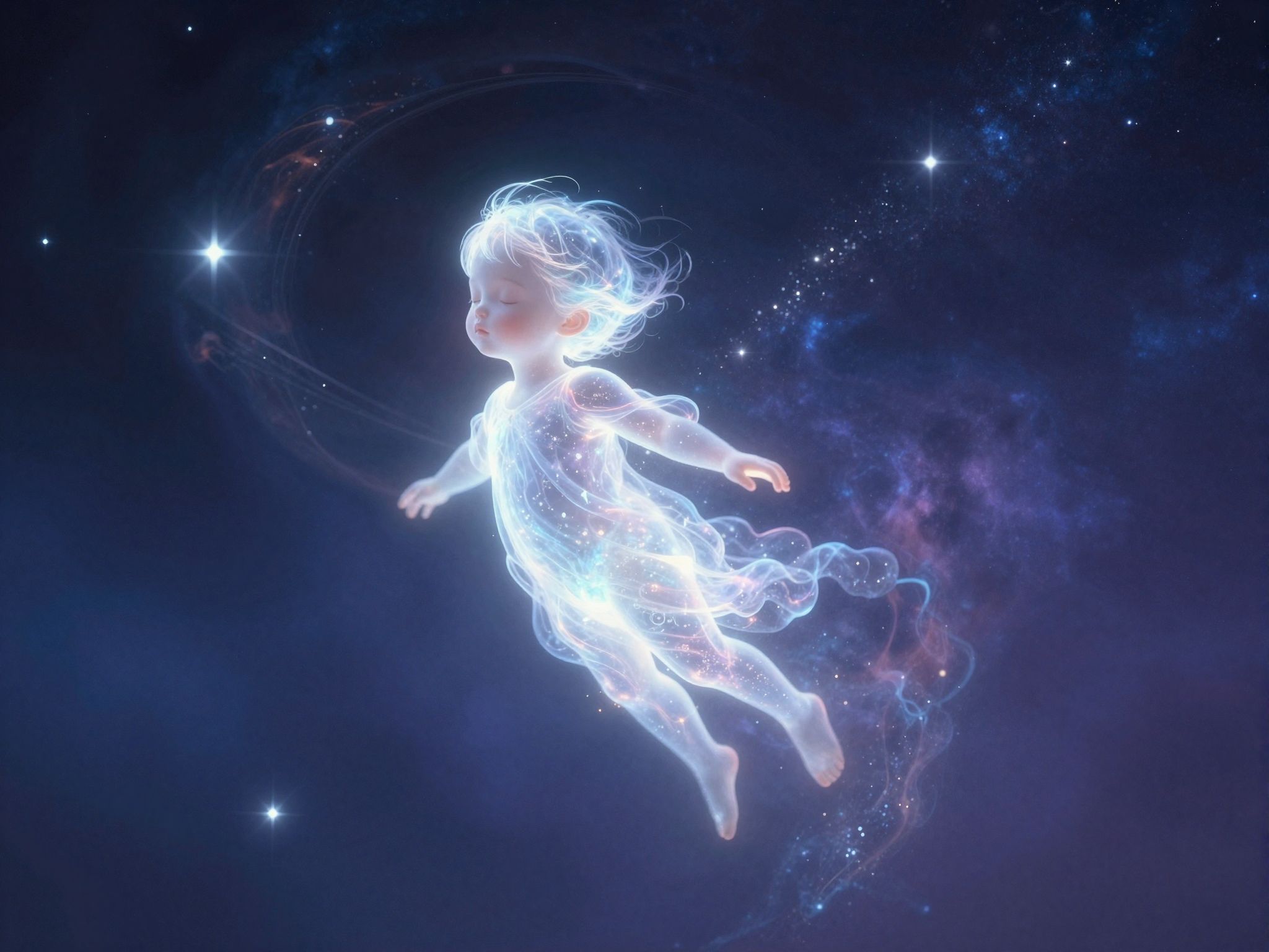 Az ismeretlen gyermek álma új kezdetek és ártatlanság jelképe.