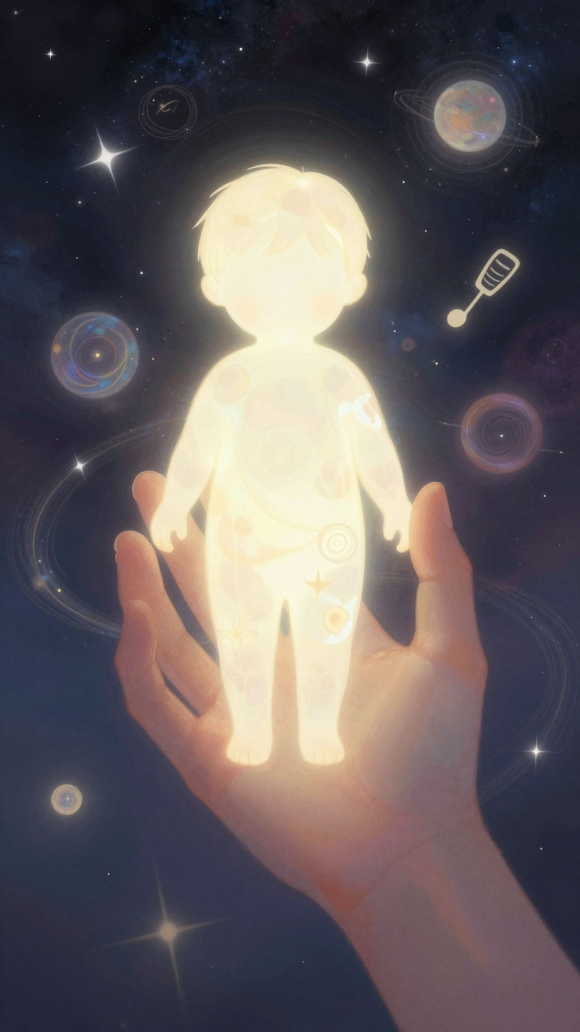 Álmunkban a gyermek simogatása a szeretet és felelősségvállalás szimbóluma.