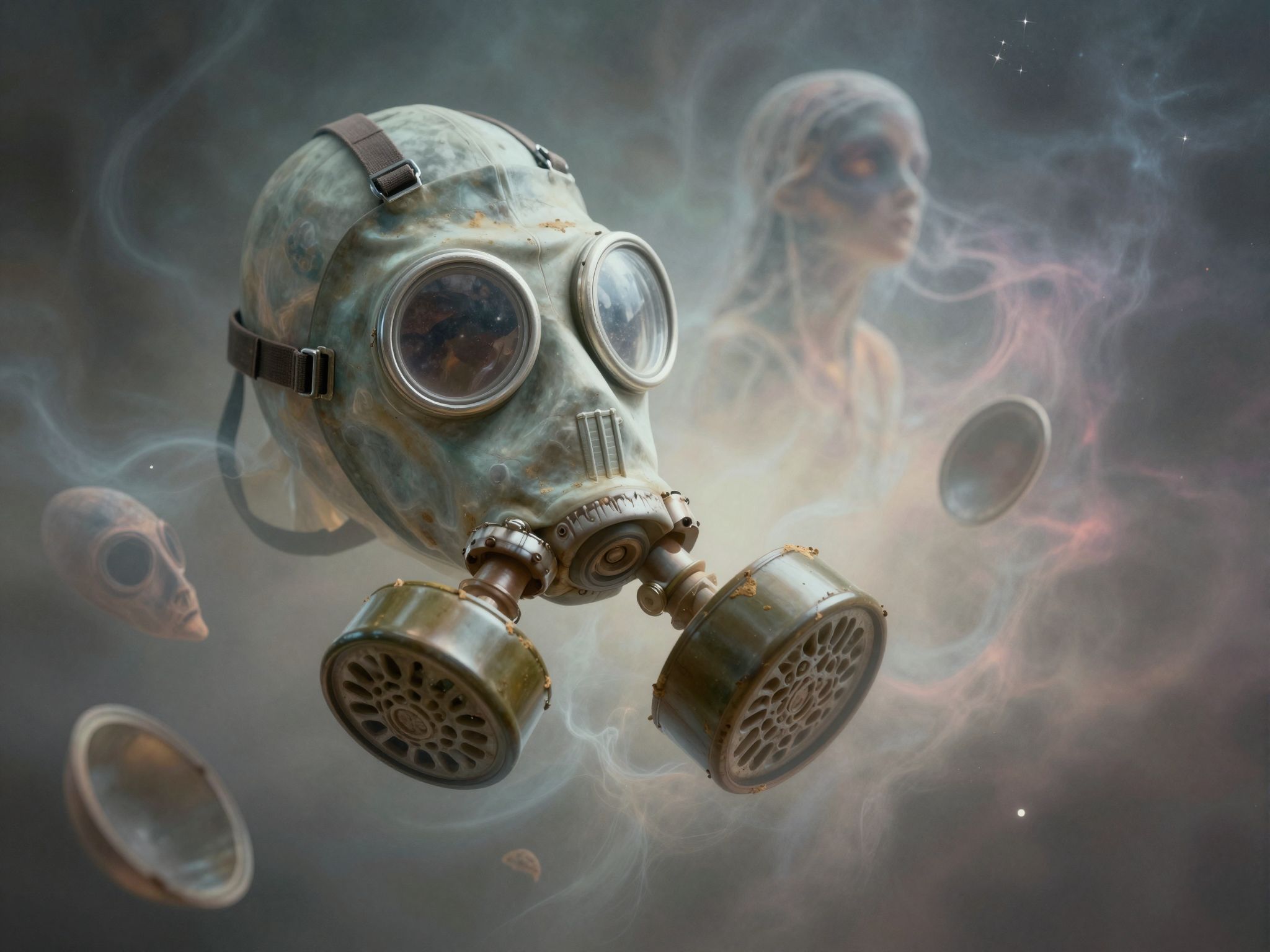 Az elavult gázmaszk múltbeli traumák rejtett jele lehet.