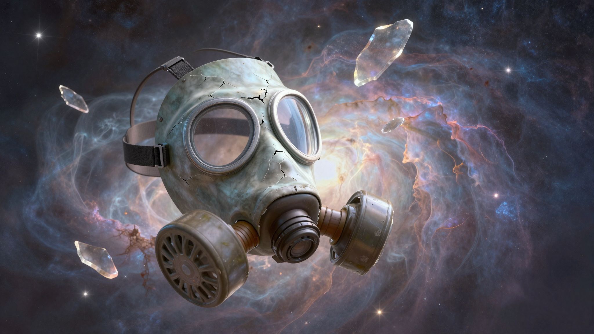 A törött gázmaszk álmok a bizalom megrendülését jelzik.