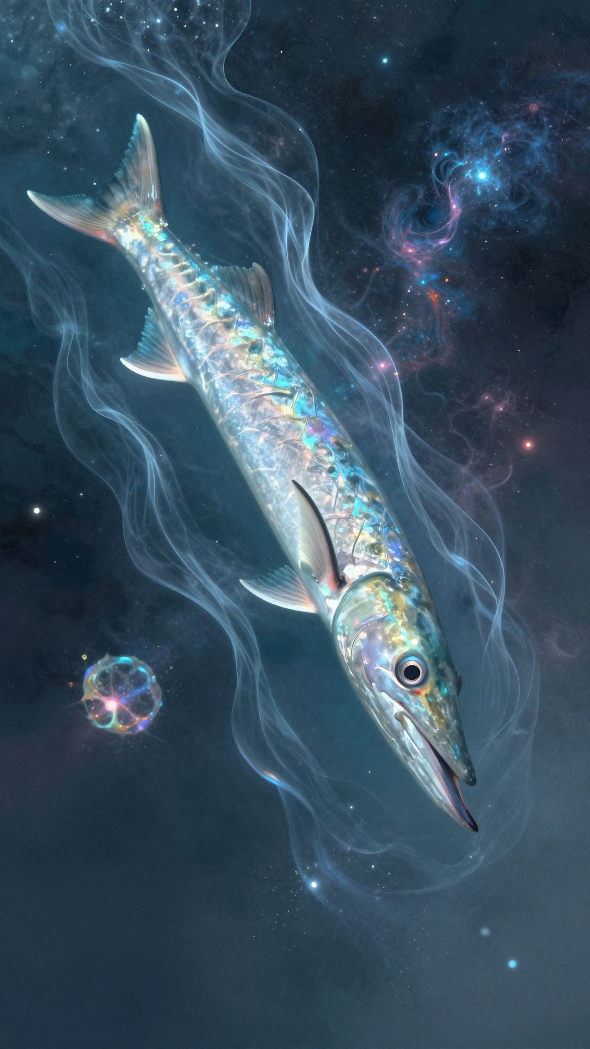 A barrakuda szimbolizálja a tudattalan mélyeinek veszélyes titkait.