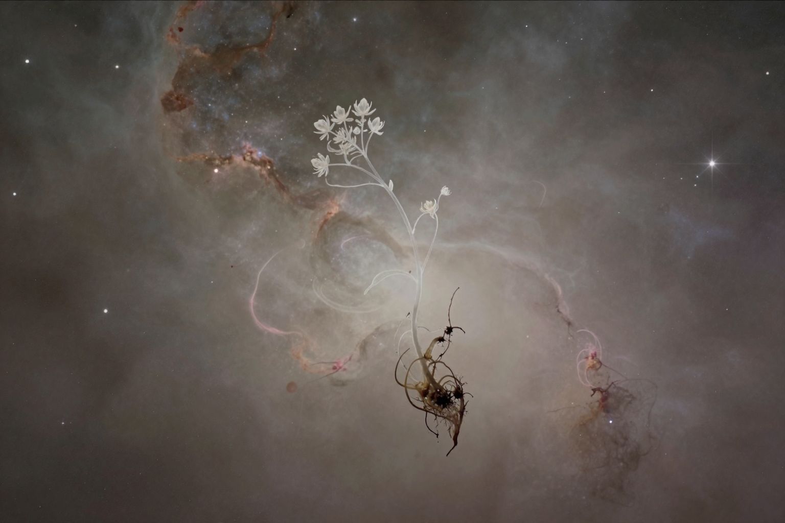 A fonnyadt szár az elpazarlódott energiát szimbolizálja.