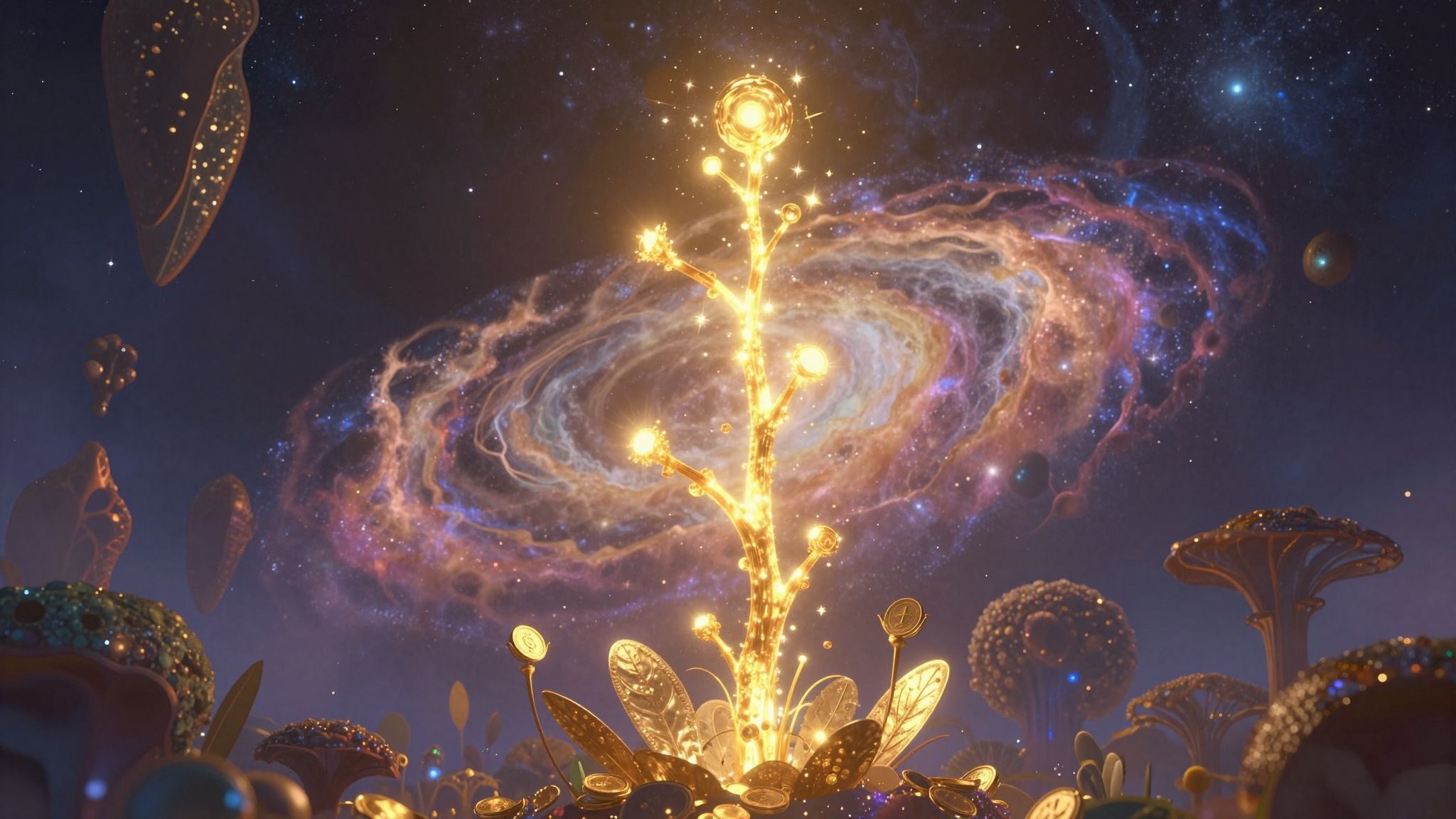 Az arany szár a gazdagság és siker jele álomban.