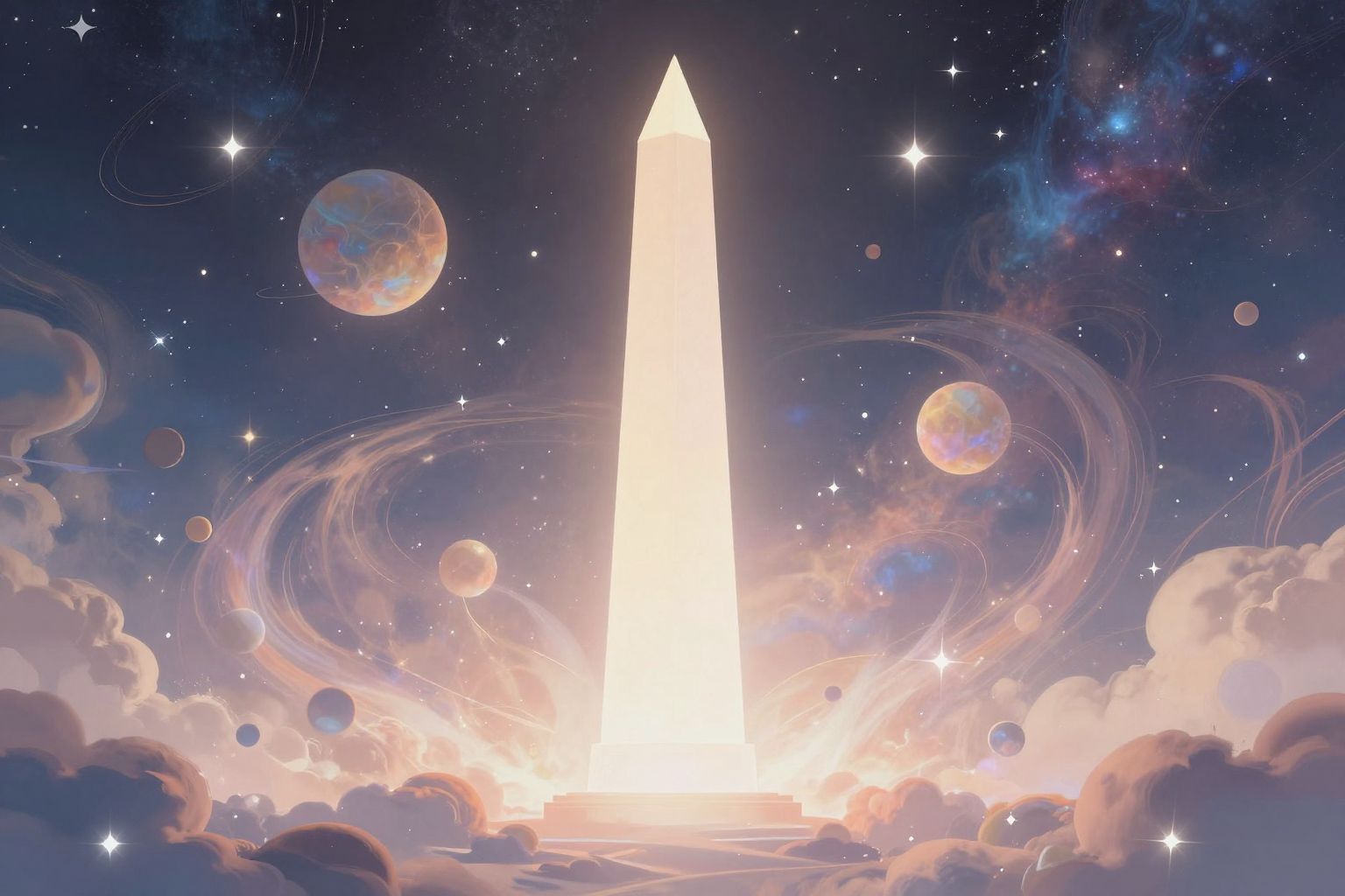 Az obeliszk álmában a kitartó célkitűzések sikerét jelzi.