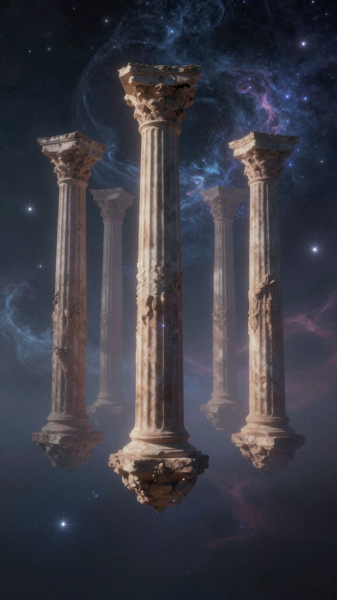 Az oszlopcsarnok az erő és stabilitás ősi szimbóluma.