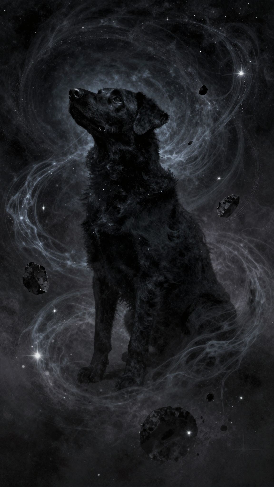 A fekete kutya álomban a rejtett félelmek jele.