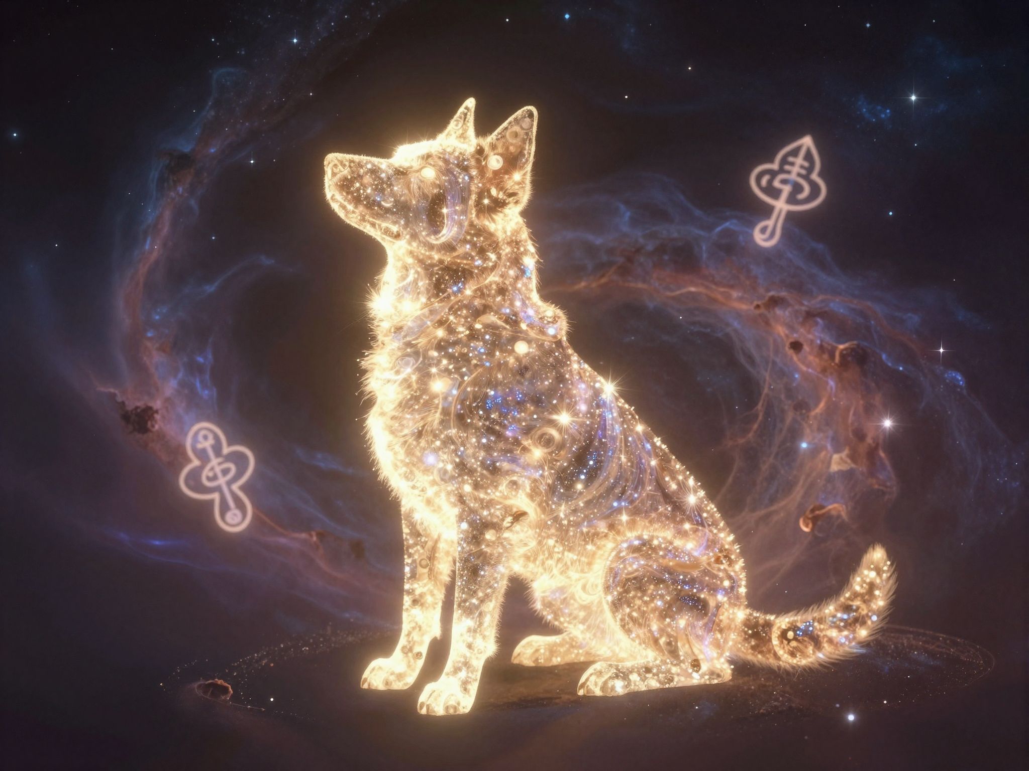 Az álombeli támadó kutya belső erőd és védelmed jelképe.