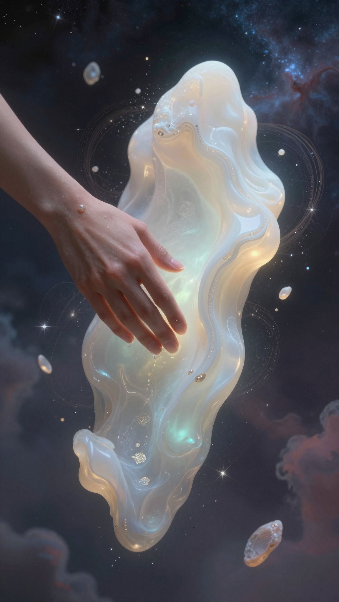 Az alabástrom tisztítása álomban belső tisztulást jelképez.